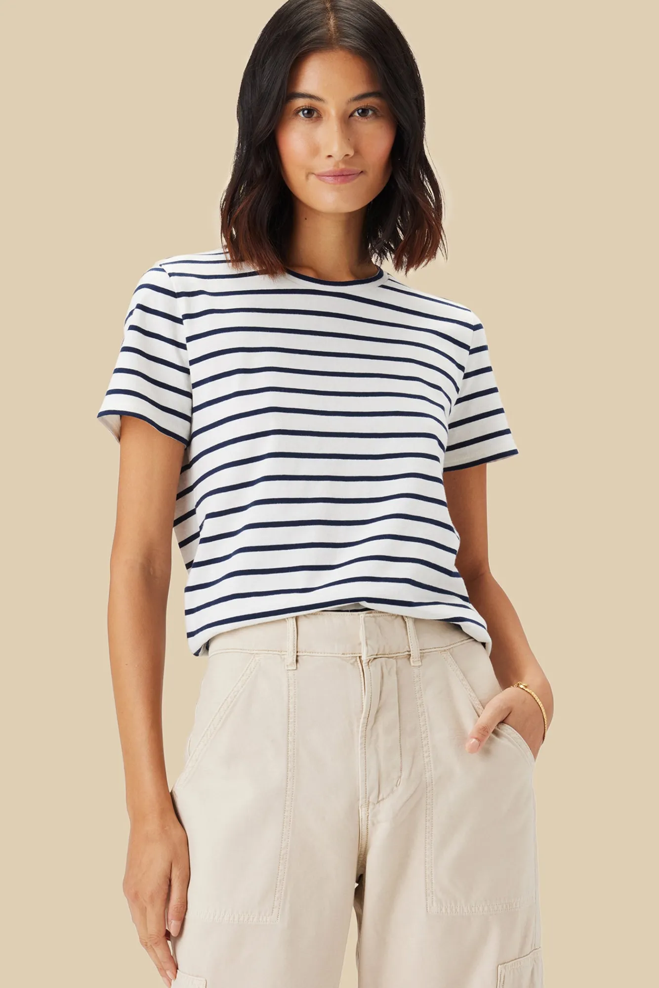 Amour Vert Berkeley Organic Cotton Tee- Tops|Tees