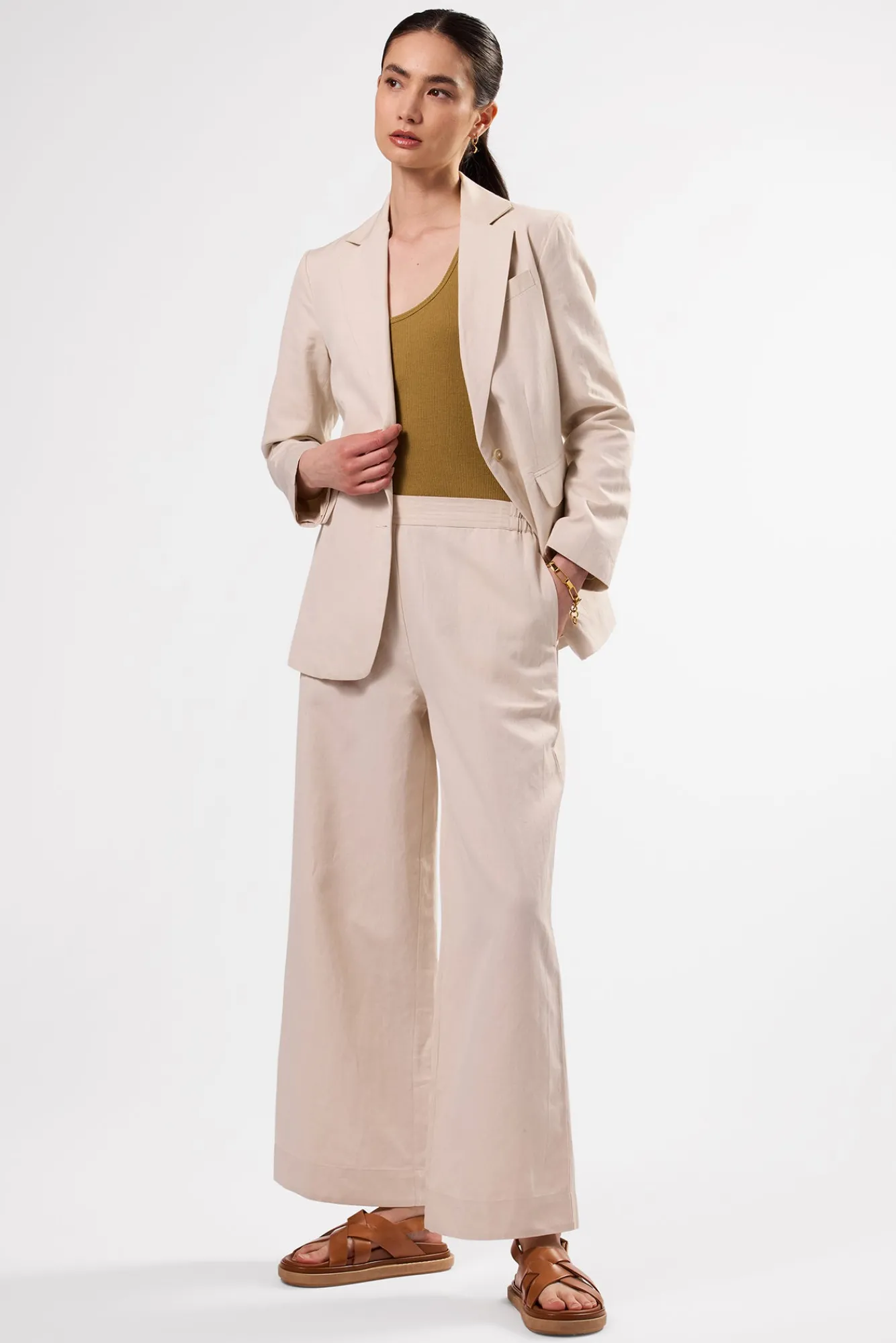 Amour Vert Slim Tobie Summer Blazer- Clearance