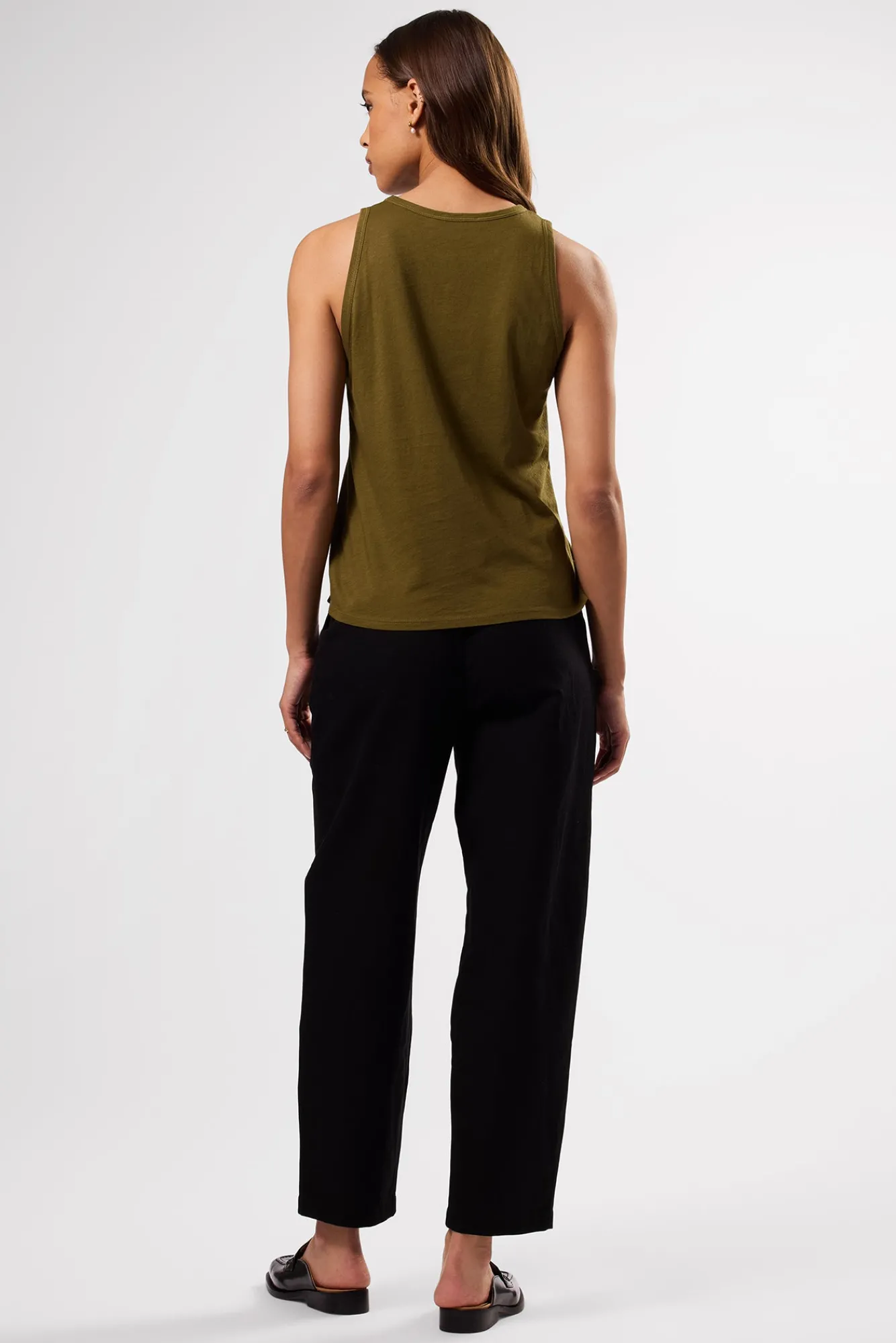 Amour Vert Jillian Organic Cotton Tank- Tops|Clearance