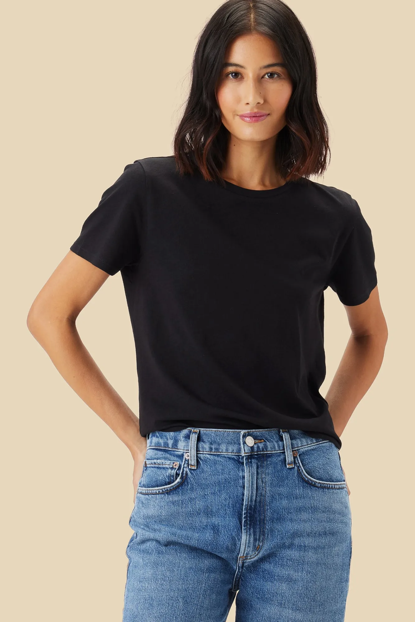 Amour Vert Berkeley Organic Cotton Tee- Tops|Tees