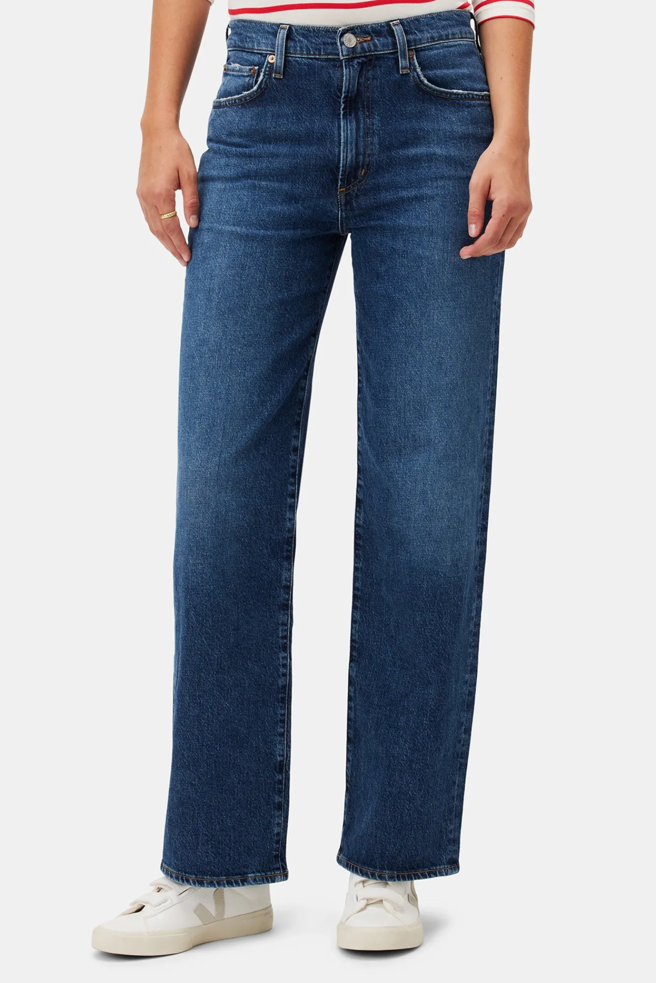 Amour Vert AGOLDE Harper Wide Straight Jean- Pants|Denim