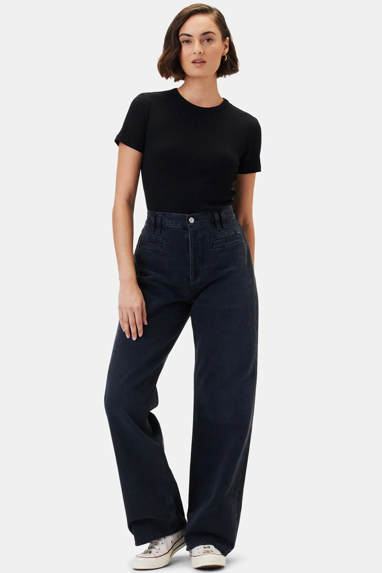Amour Vert Citizens of Humanity Gaucho Trouser- Pants|Denim