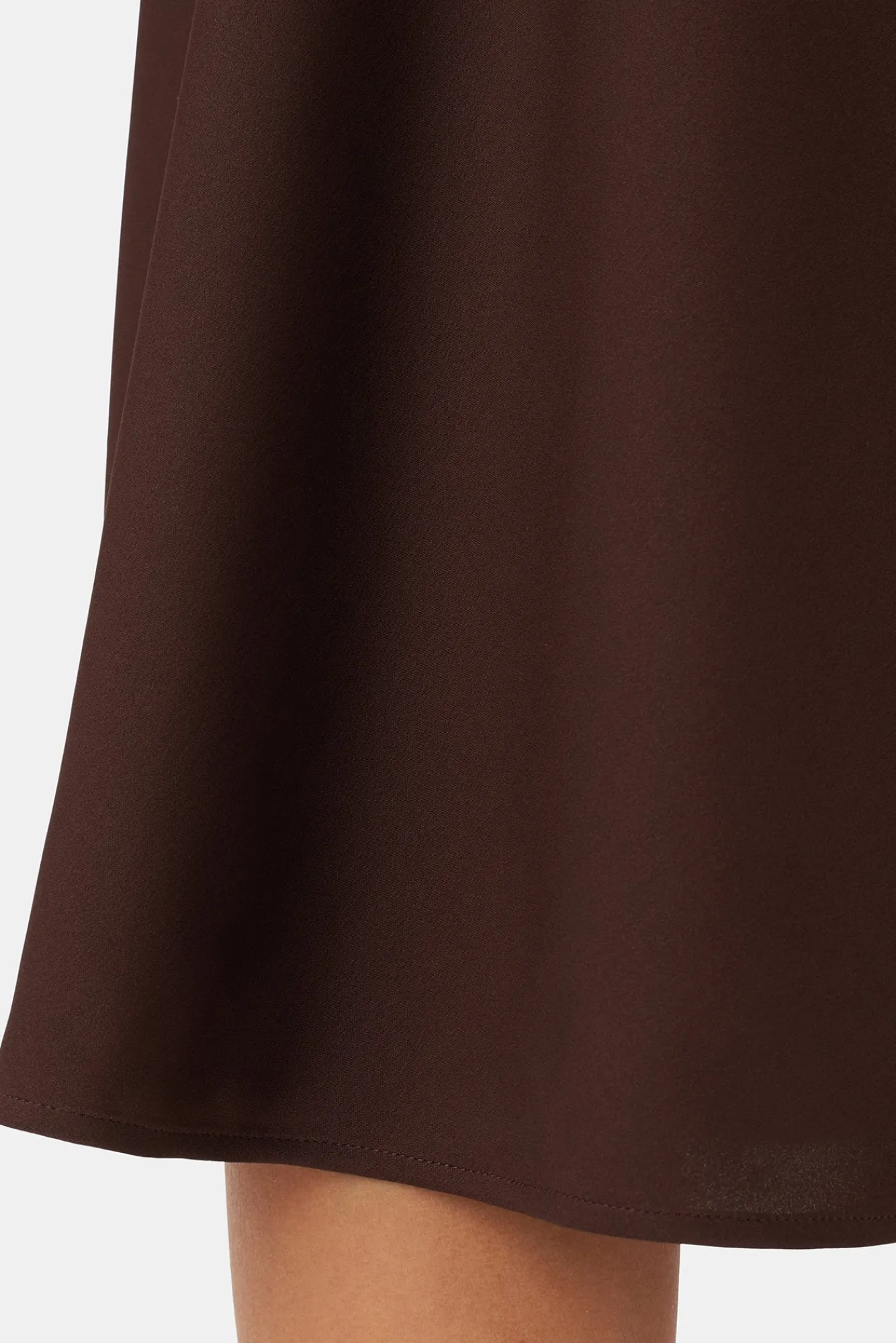 Amour Vert Eve Stretch Silk Skirt- Skirts|Clearance