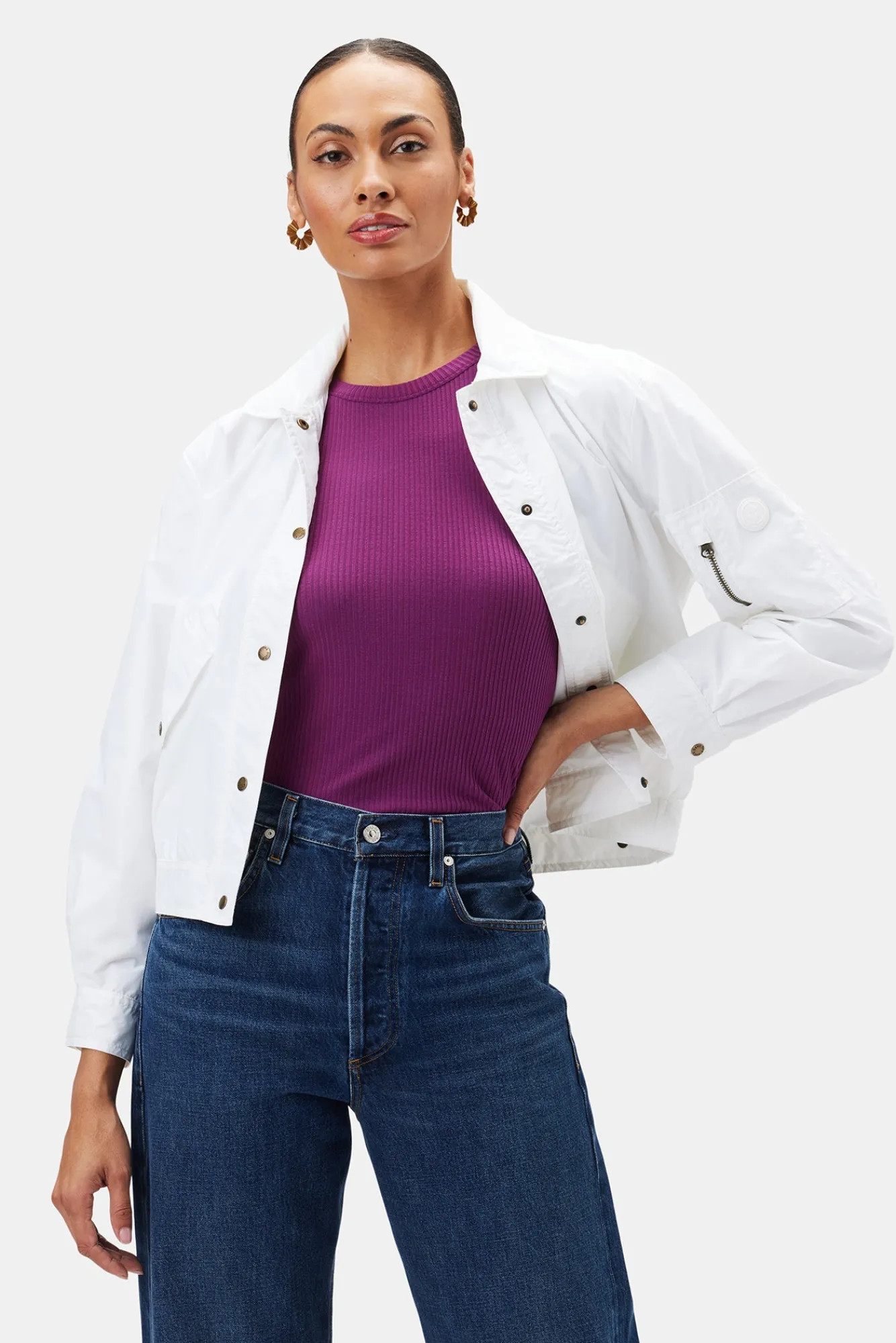 Amour Vert Asmet Paris Rib Tank- Tops|Clearance