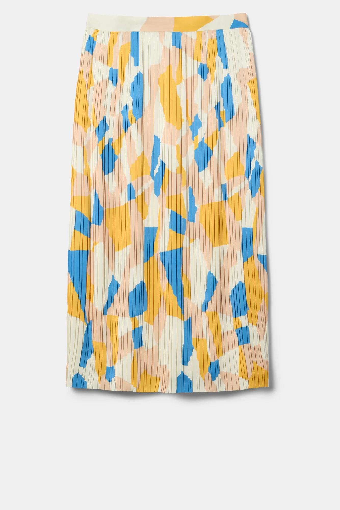 Amour Vert Blaze Pleated Recycled Sateen Skirt- Skirts|Clearance