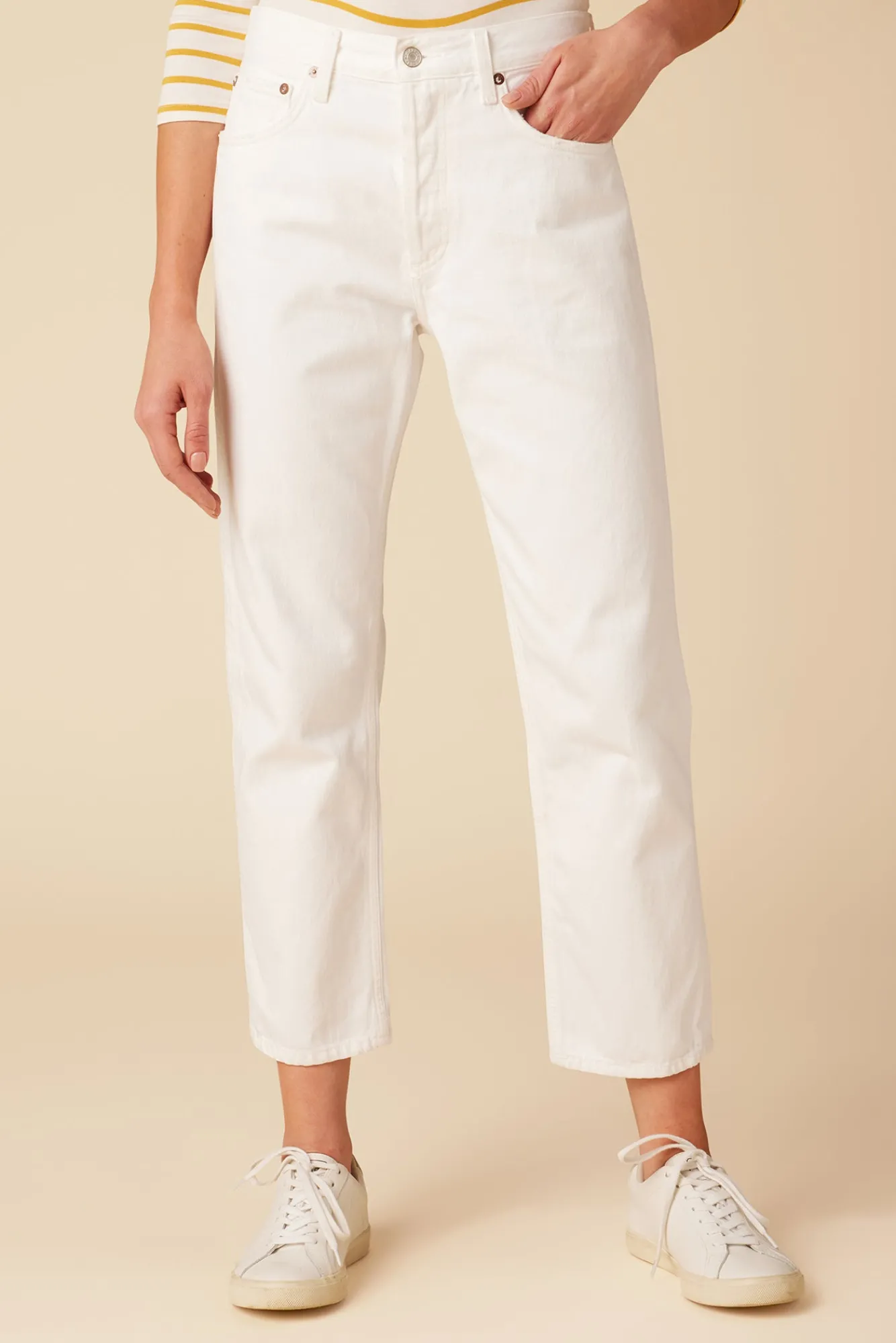 Amour Vert AGOLDE Parker Straight Crop Jean- Denim|Pants