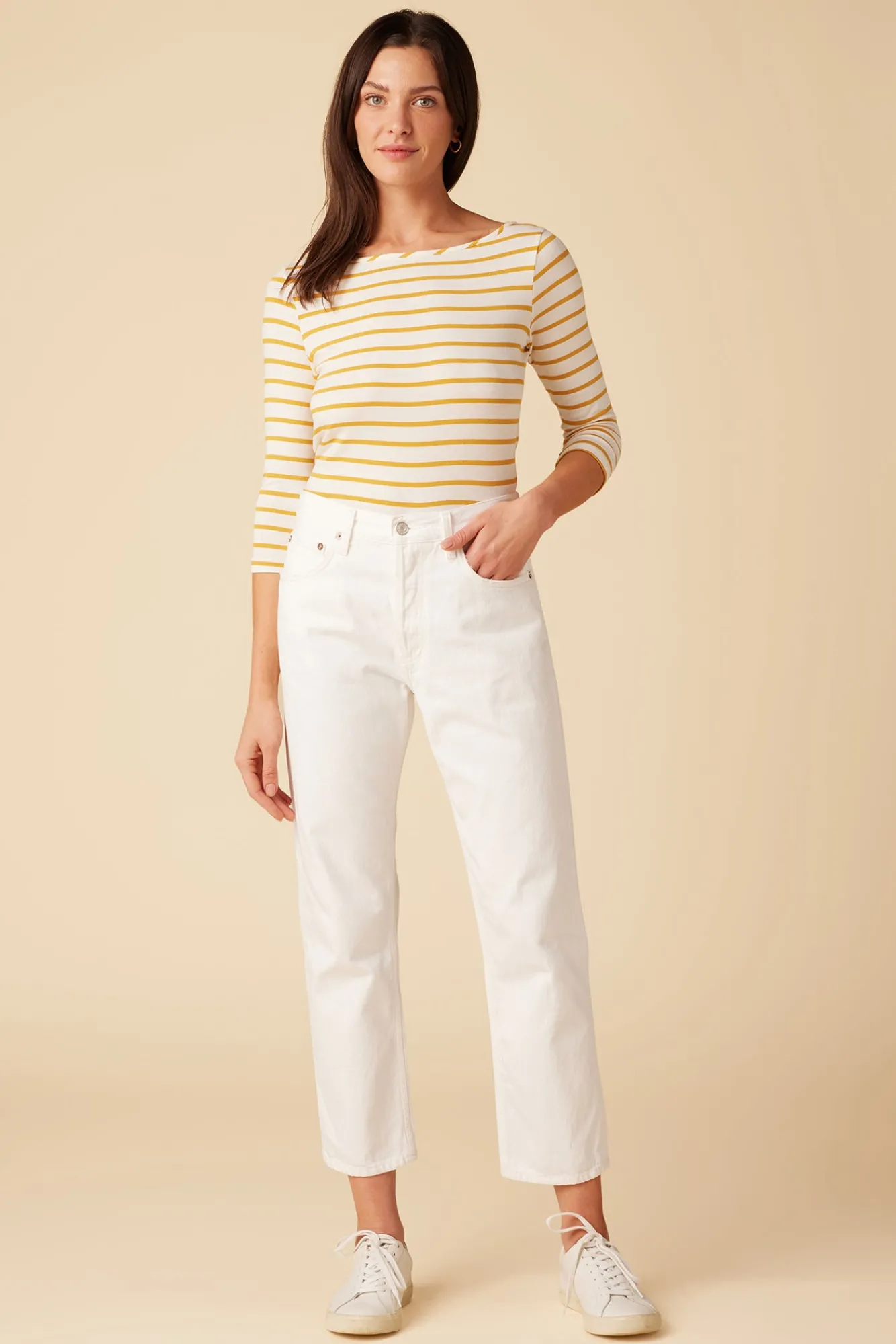 Amour Vert AGOLDE Parker Straight Crop Jean- Denim|Pants