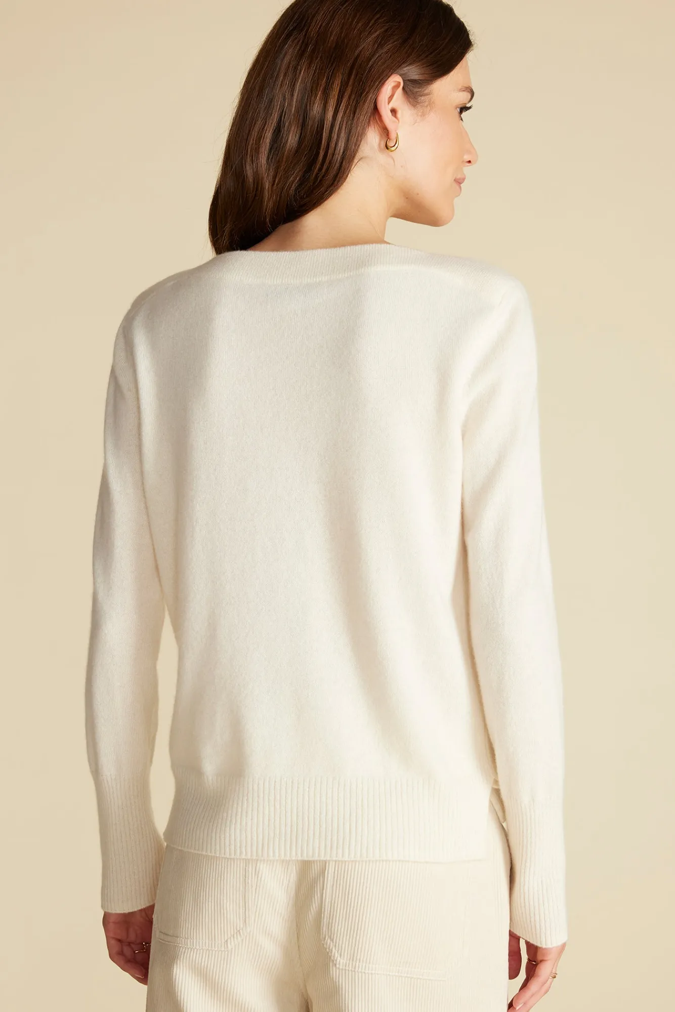 Amour Vert Nadia Cashmere Sweater- Sweaters & Cardigans