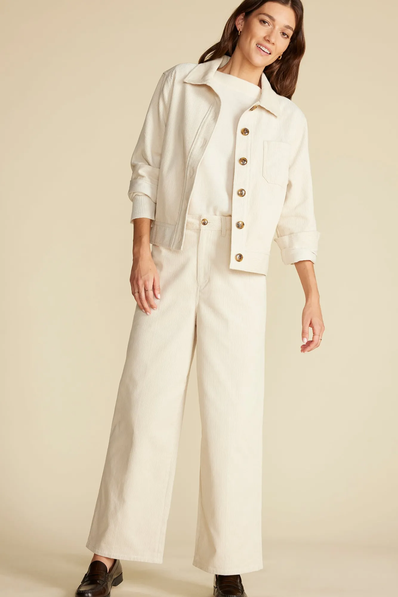 Amour Vert Nadia Cashmere Sweater- Sweaters & Cardigans