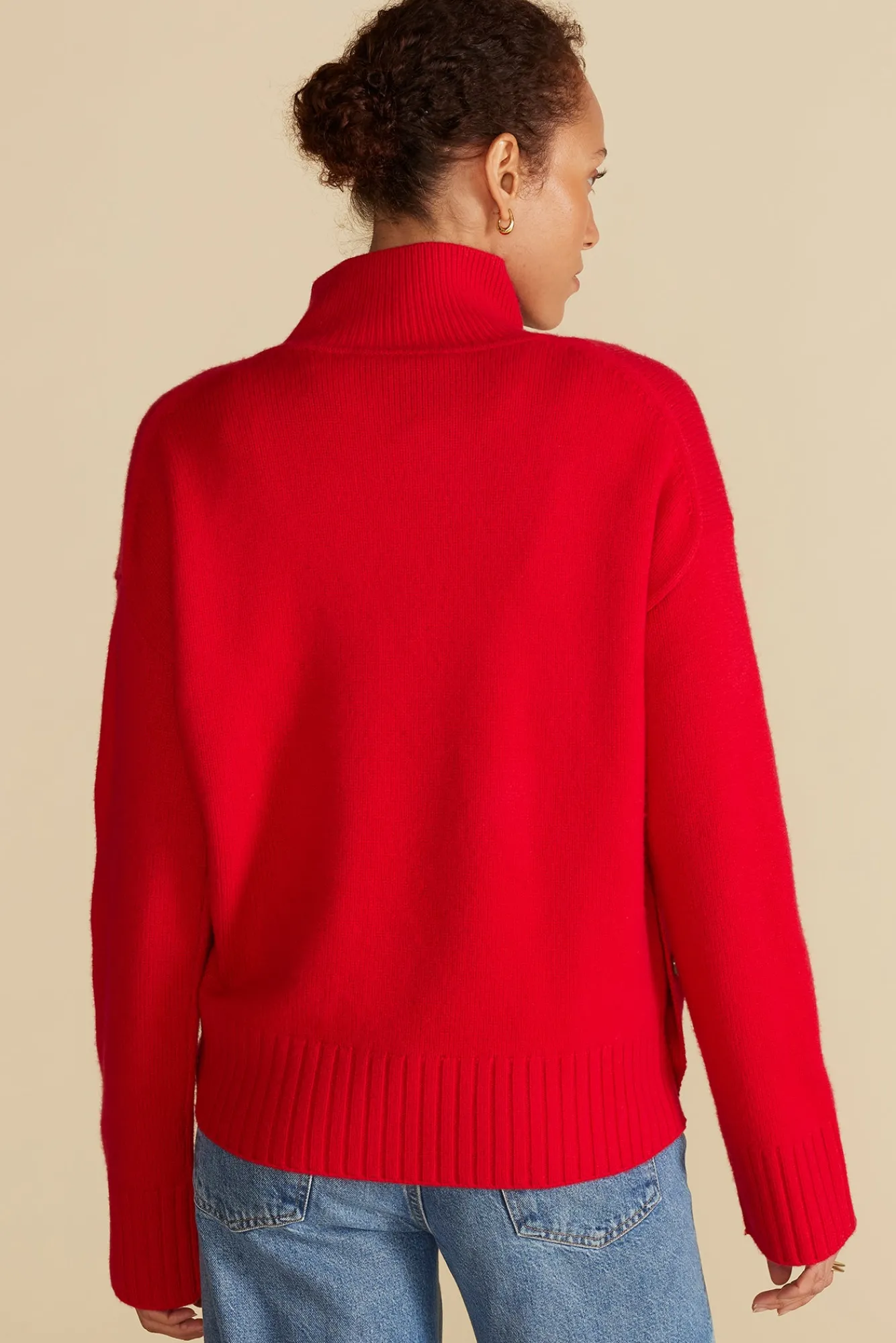 Amour Vert Leonie Turtleneck Sweater- Sweaters & Cardigans