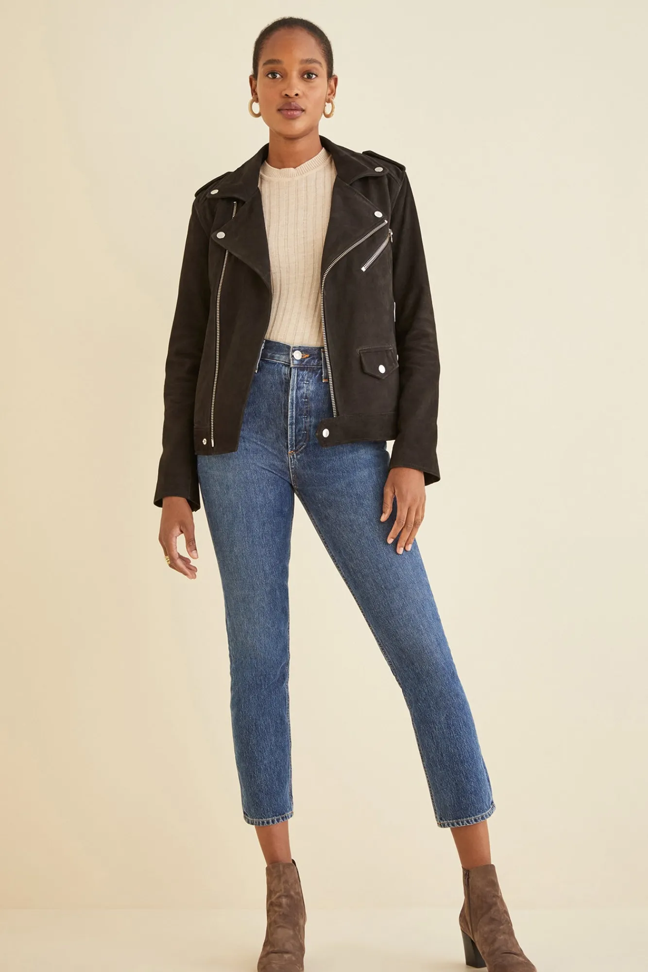 Amour Vert Deadwood River Suede Jacket- Clearance