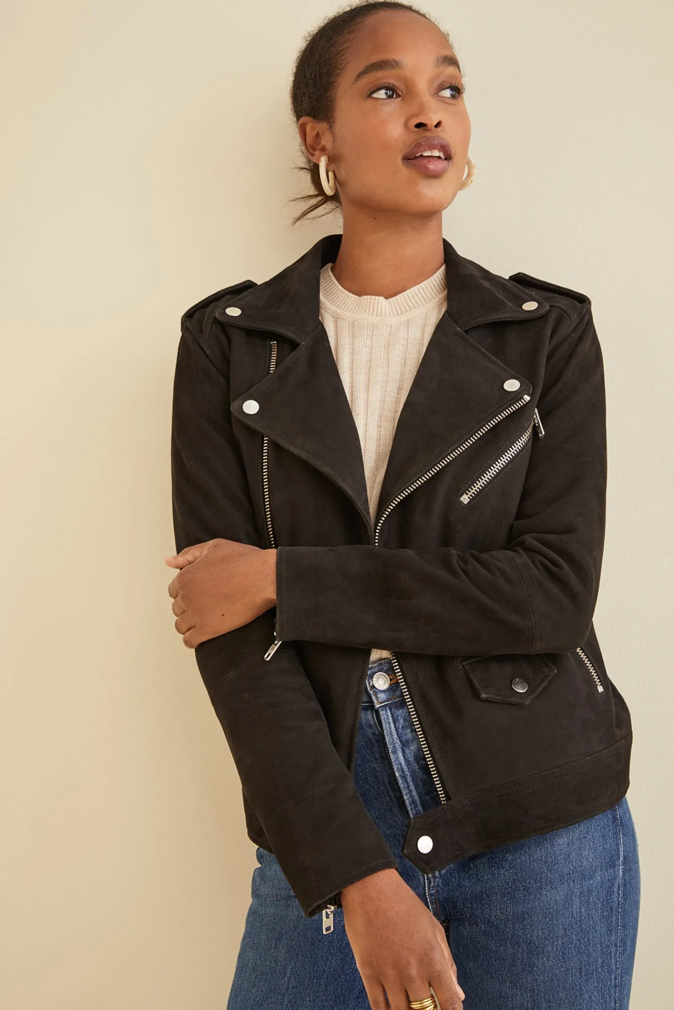 Amour Vert Deadwood River Suede Jacket- Clearance