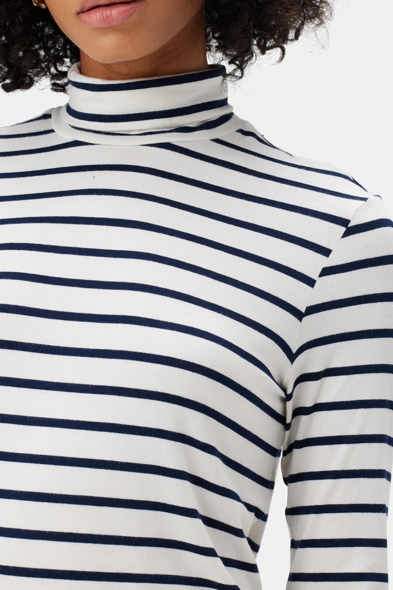 Amour Vert Flannery Modal Turtleneck- Tops|Clearance