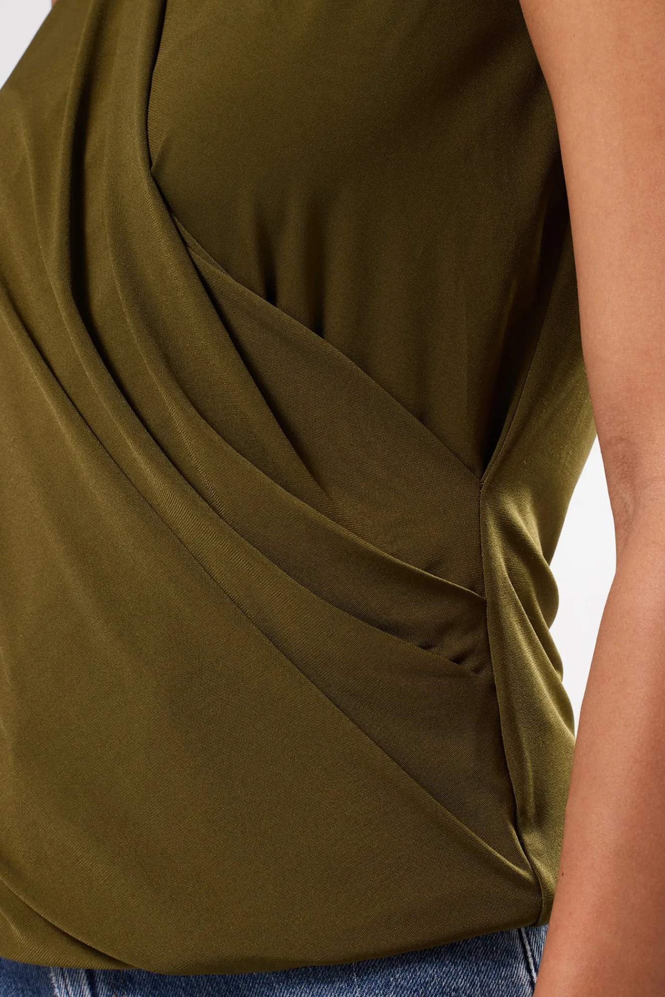 Amour Vert Calais Stretch Knit Tank- Tops|Clearance