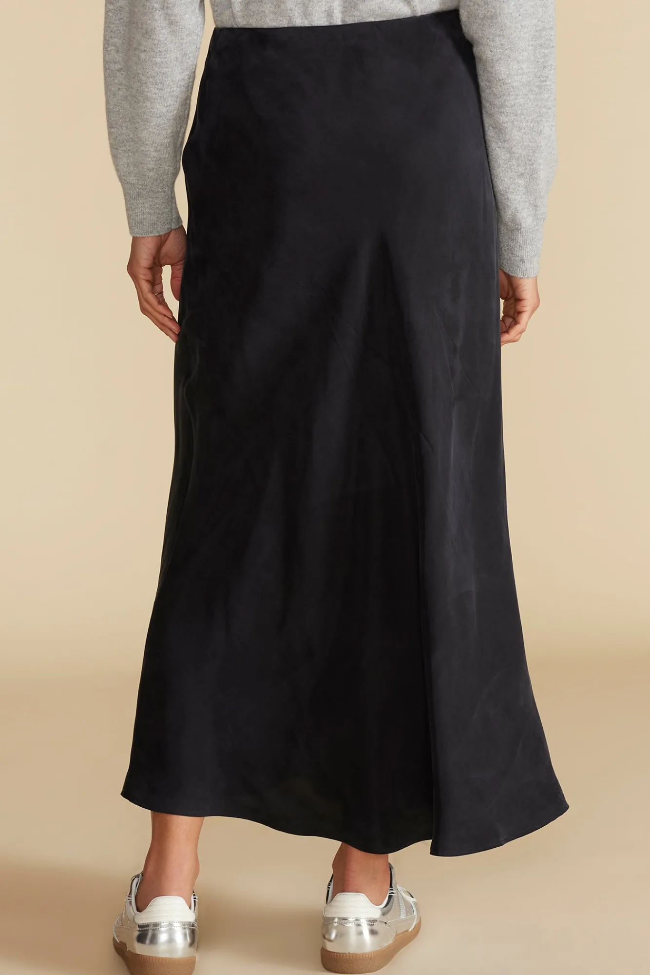 Amour Vert Eve Cupro Slip Skirt- Skirts