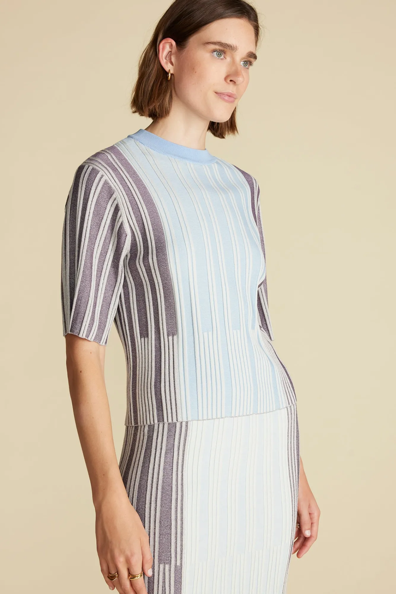 Amour Vert Mirabelle Novelty Top- Tops|Clearance