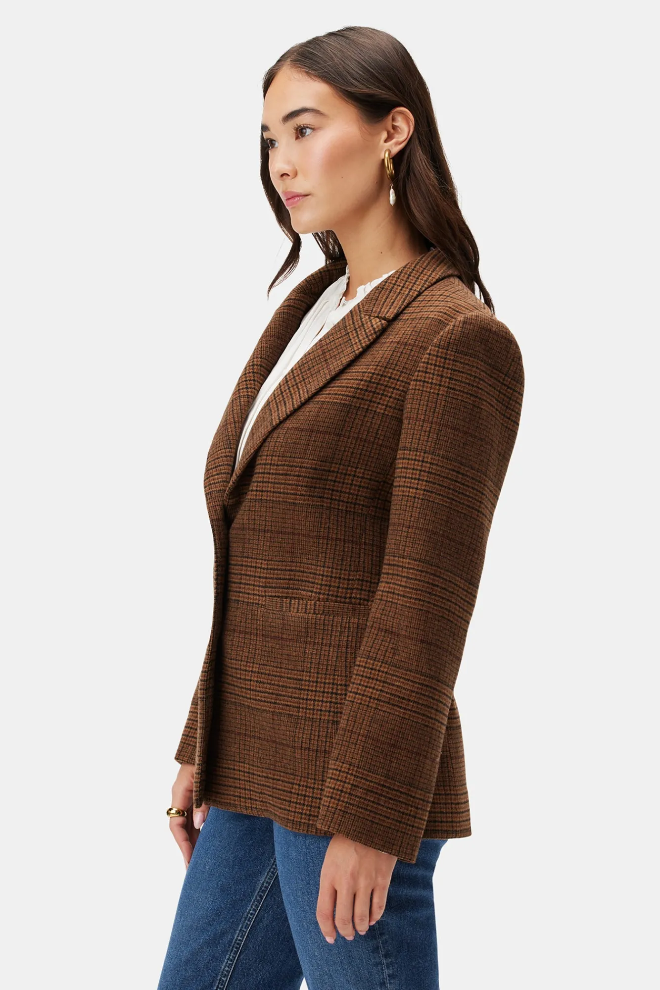 Amour Vert Tobie Single Breasted Blazer- Jackets & Outerwear|Clearance