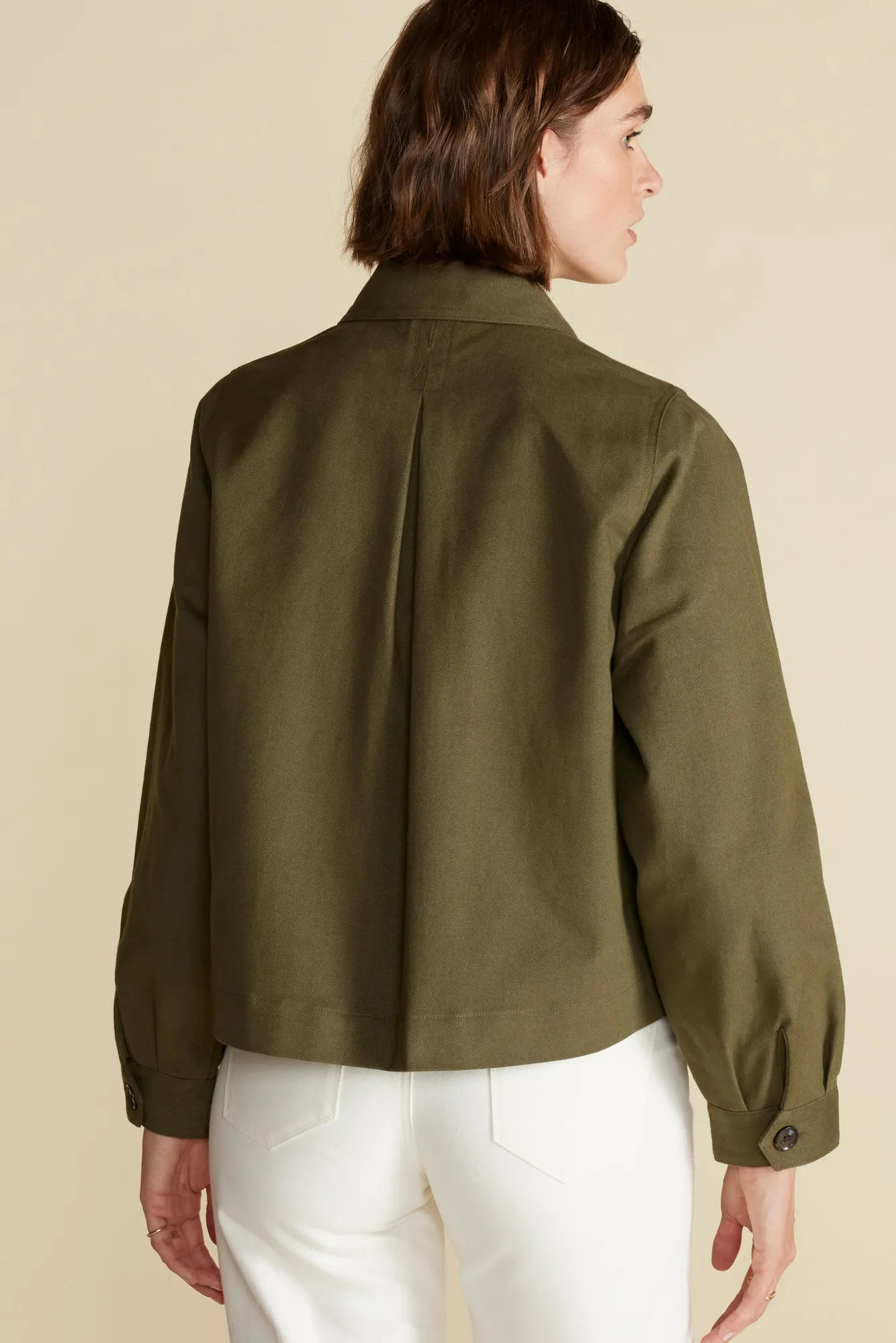 Amour Vert Genevieve Organic Cotton Jacket- Jackets & Outerwear|Clearance