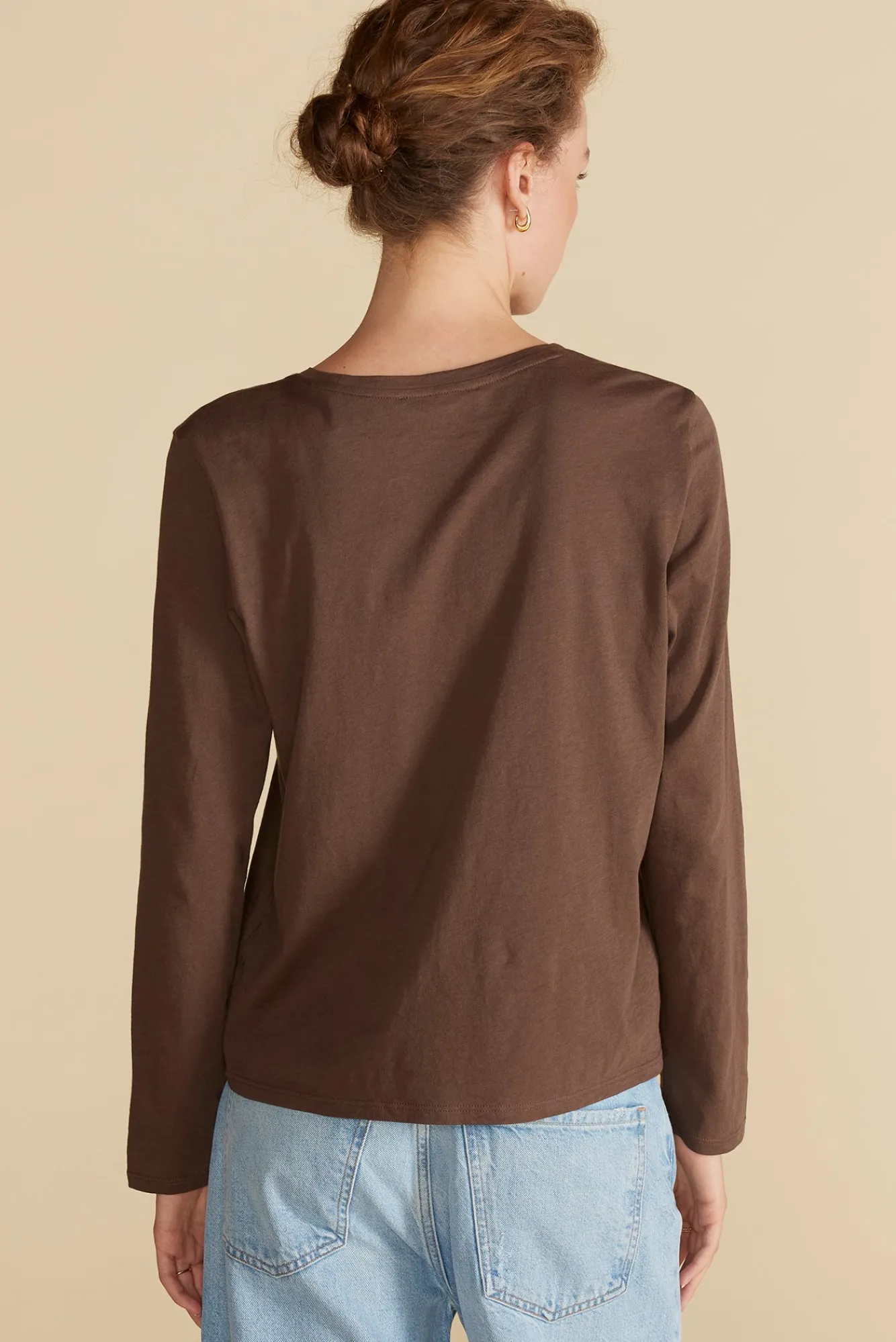 Amour Vert Berkeley Long Sleeve Tee- Tops|Tees