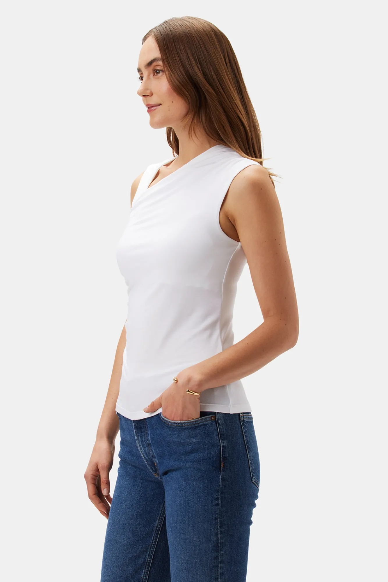 Amour Vert Monique Modal Tank- Tops|Clearance