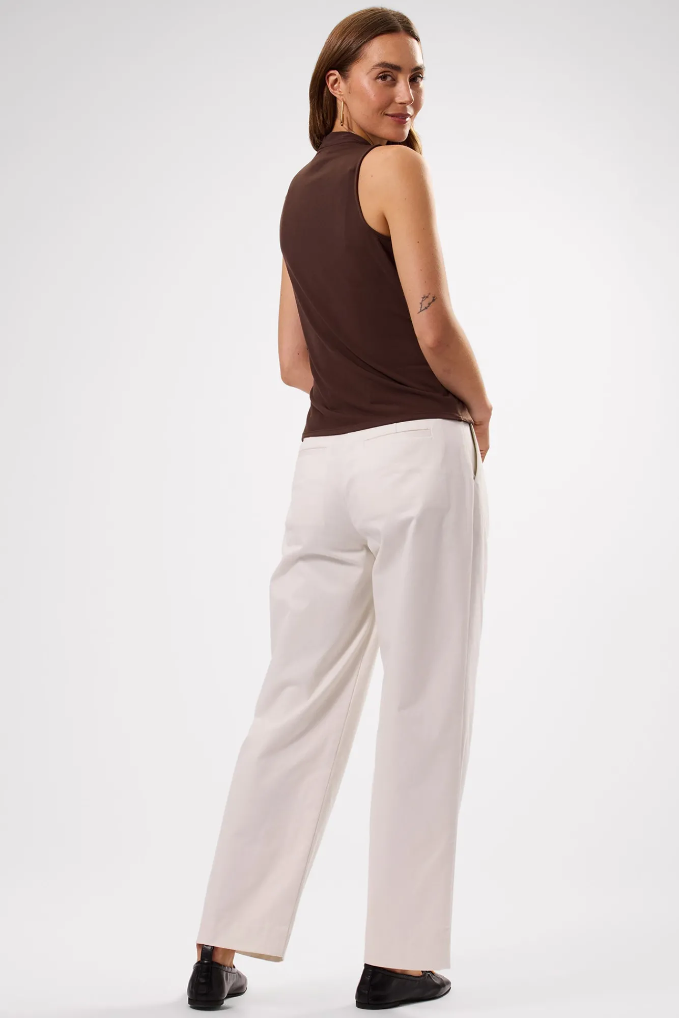 Amour Vert Calais Stretch Knit Tank- Tops|Clearance