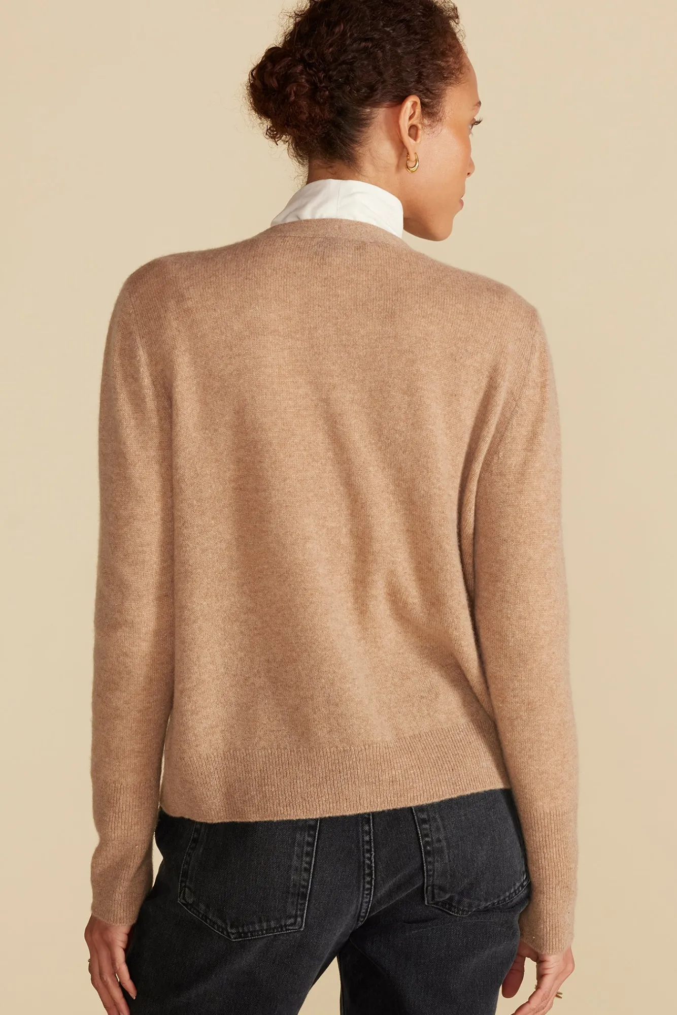 Amour Vert Mason Cashmere Cardigan- Sweaters & Cardigans