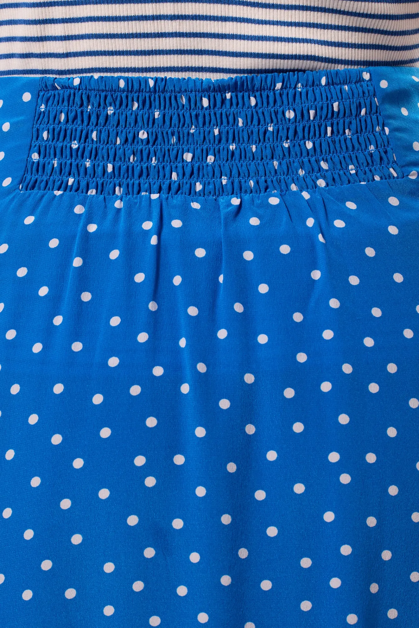 Amour Vert Button Front Washable Silk Skirt- Skirts|Clearance