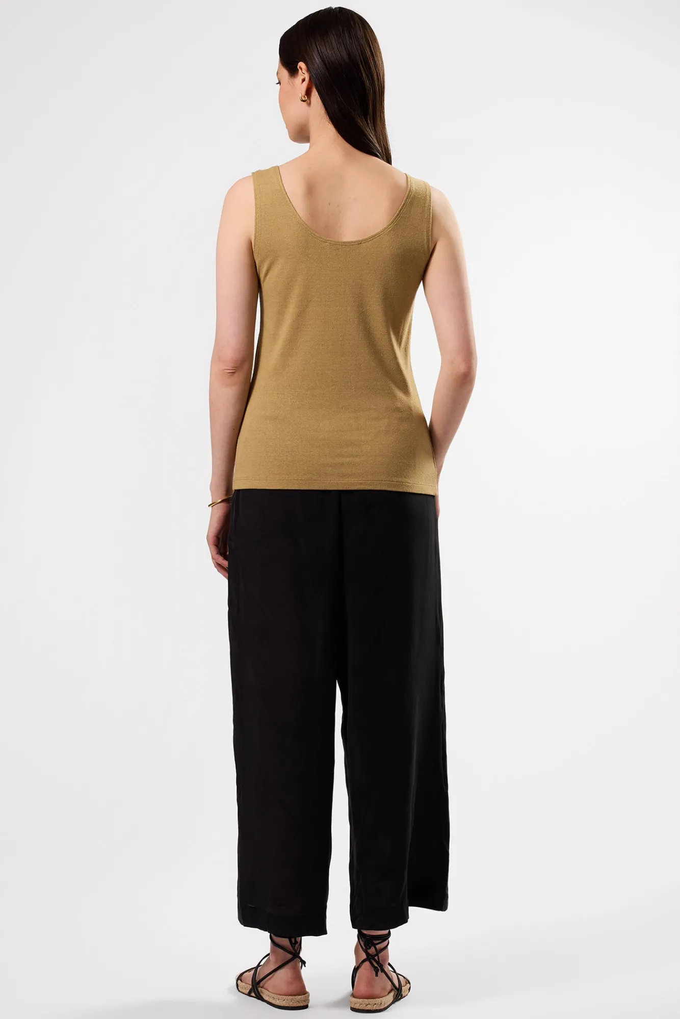 Amour Vert Clarisse Silk Knit Tank- Tops|Clearance