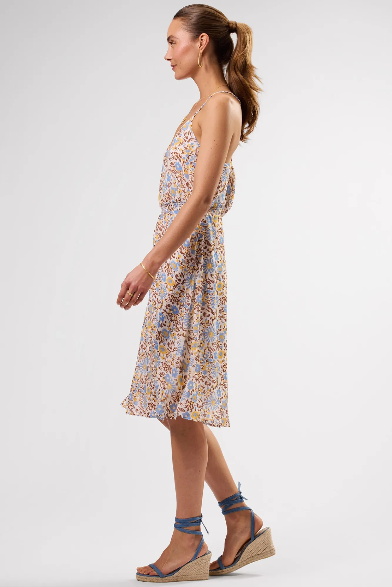 Amour Vert Penny Recycled Sateen Dress- Dresses|Clearance