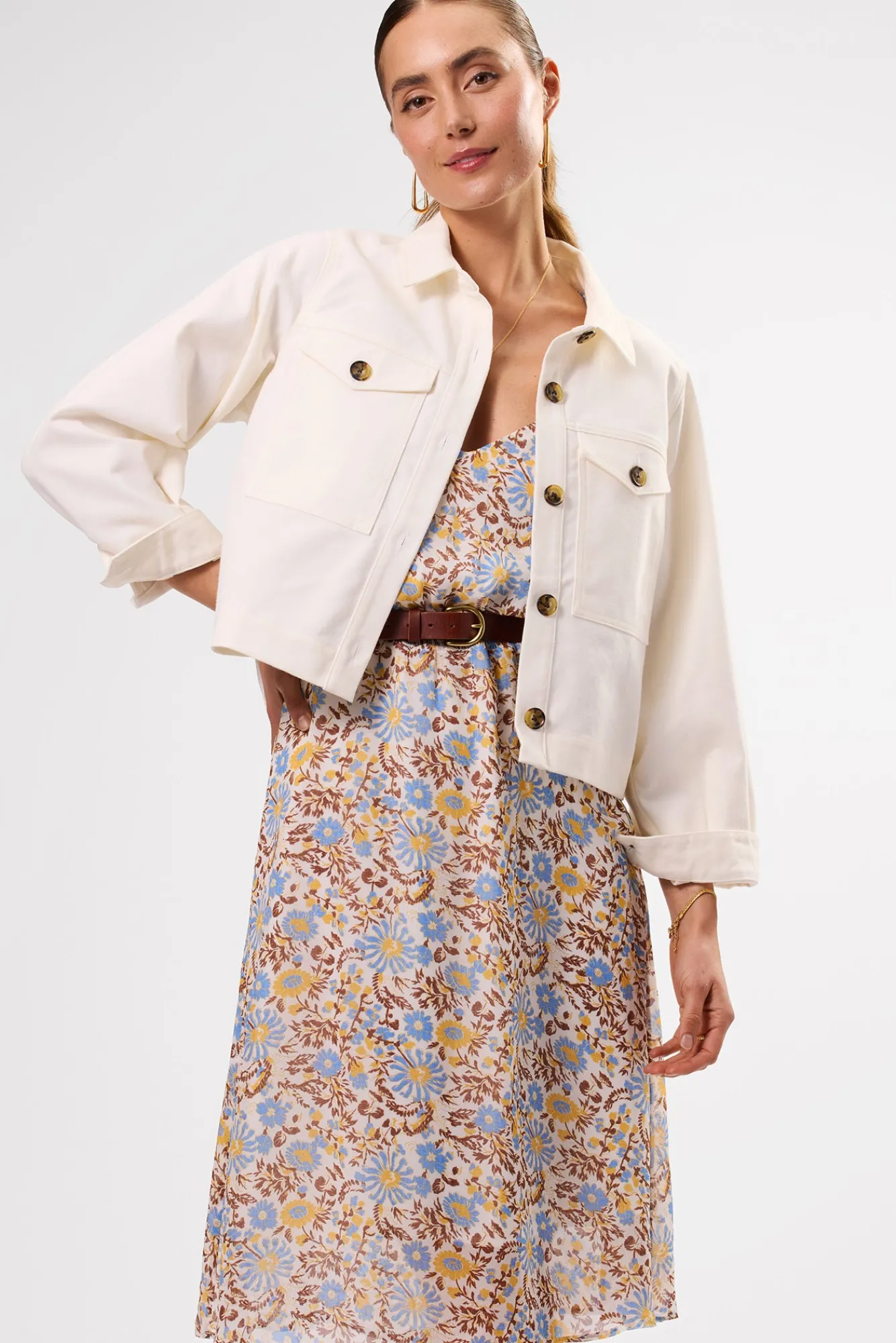 Amour Vert Penny Recycled Sateen Dress- Dresses|Clearance