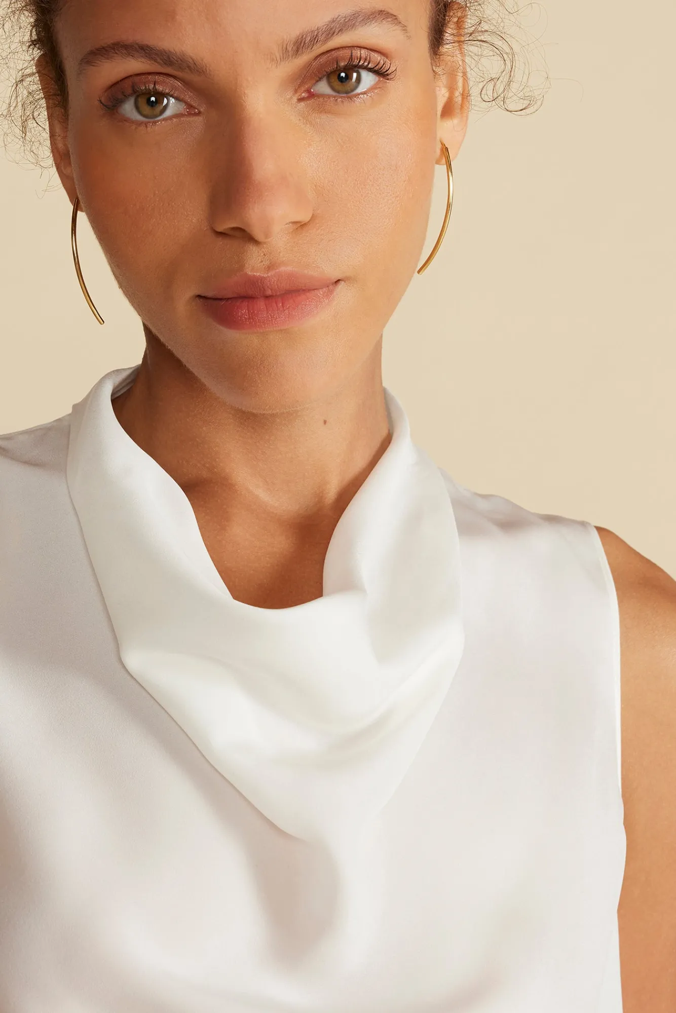 Amour Vert Ann Draped Tank- Tops