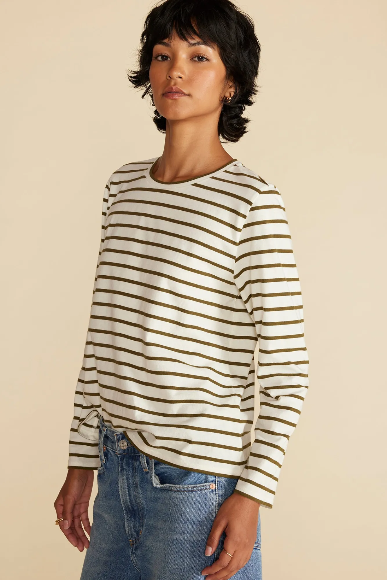 Amour Vert Berkeley Long Sleeve Tee- Tops|Tees