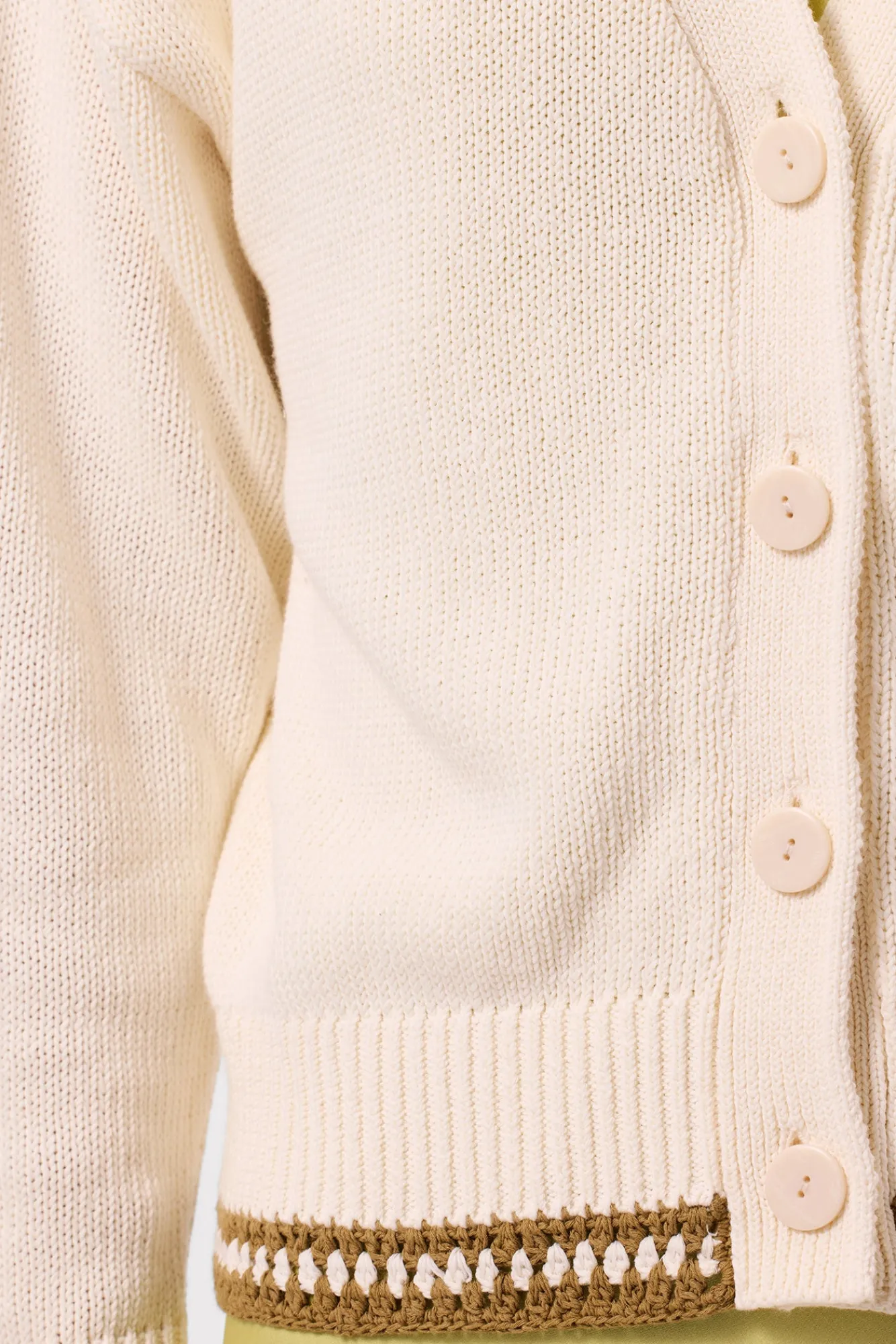 Amour Vert Texture Cardigan- Sweaters & Cardigans|Clearance