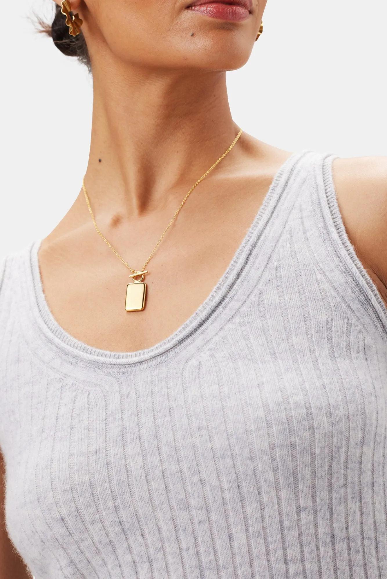 Amour Vert Nora Cashmere Tank- Tops|Clearance