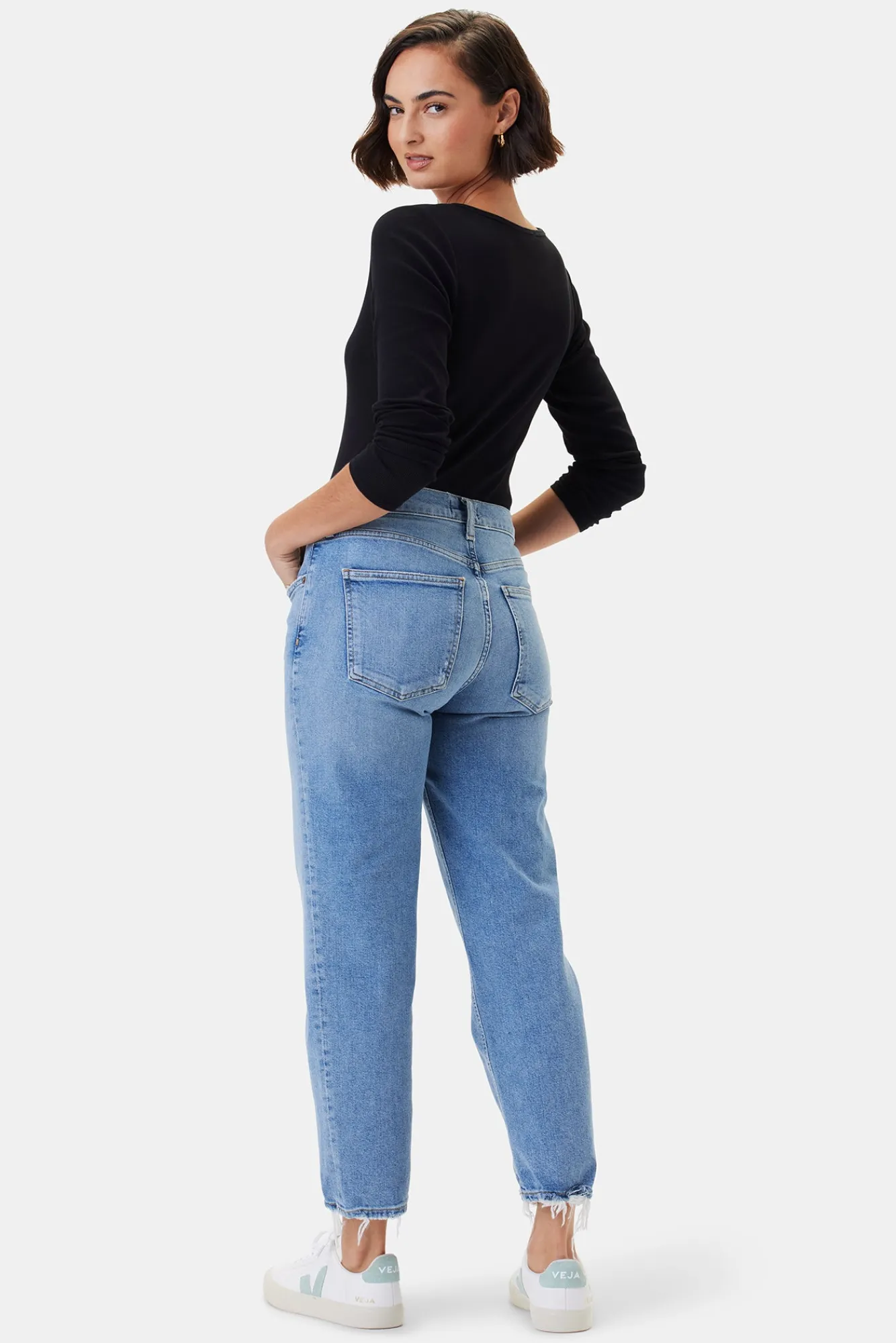 Amour Vert AGOLDE Kye Mid Rise Straight Crop Jean- Denim|Pants