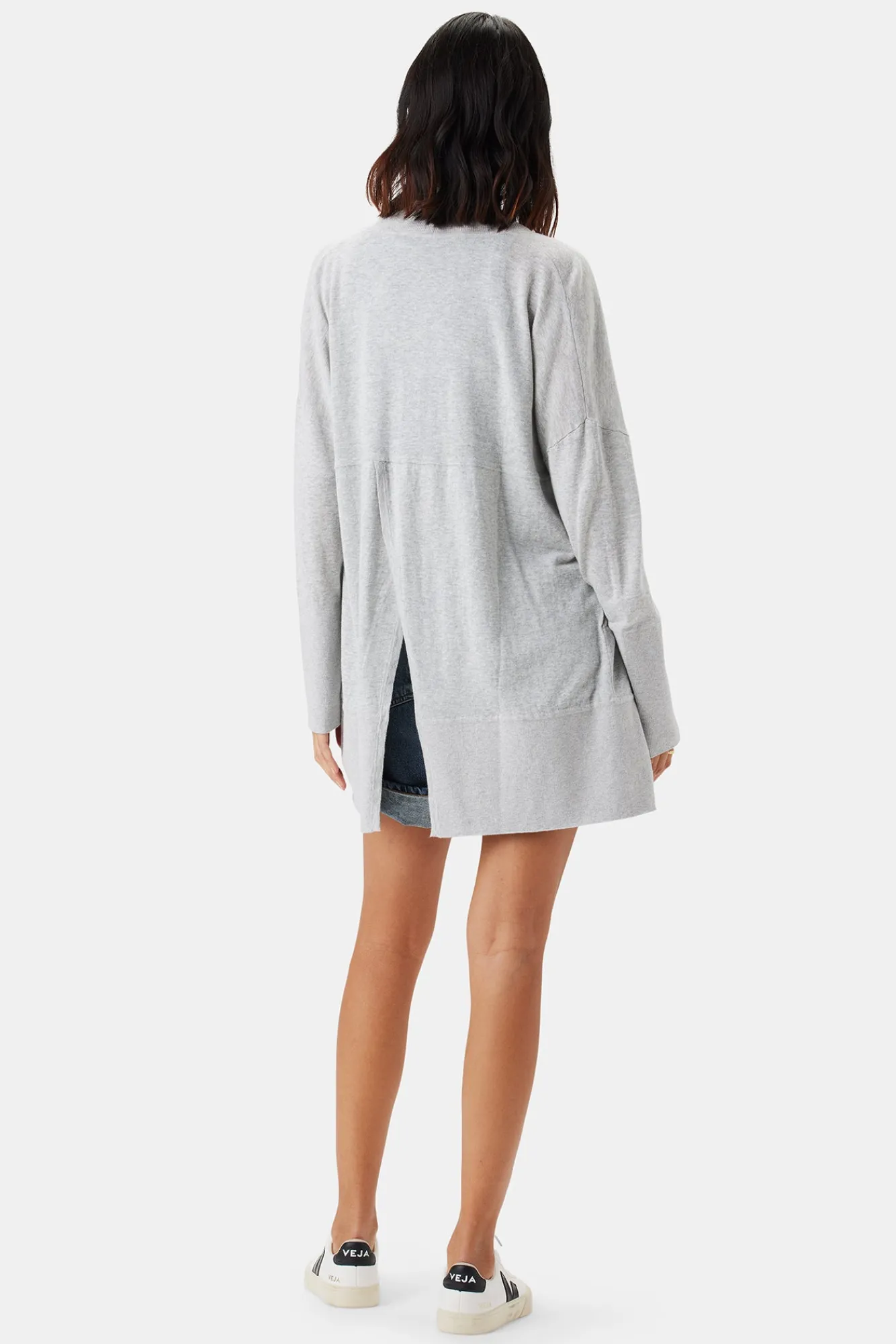 Amour Vert Bailey Flaxen Eco Cardigan- Sweaters & Cardigans|Clearance