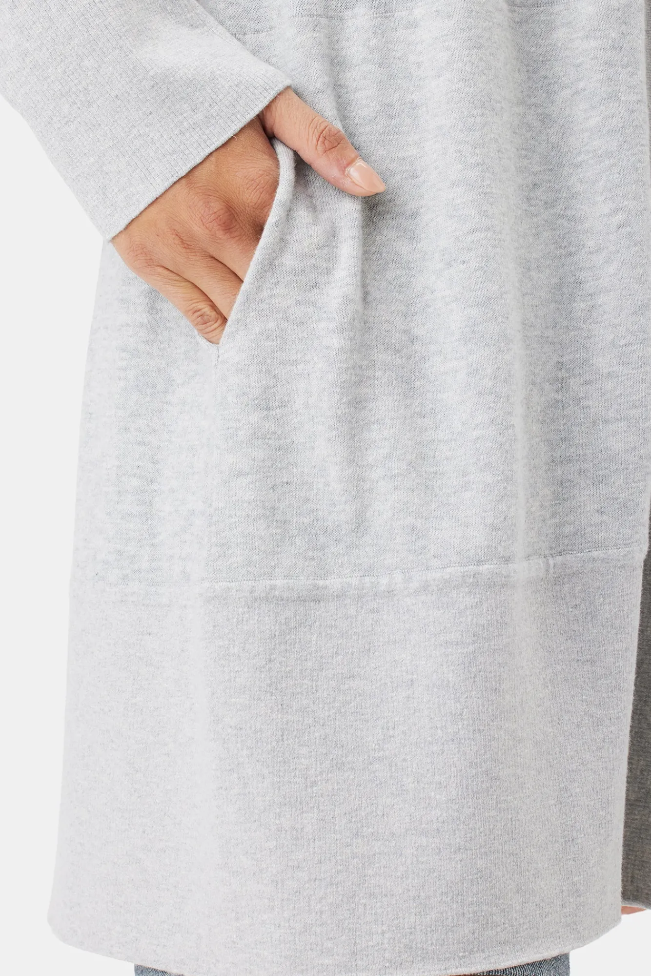 Amour Vert Bailey Flaxen Eco Cardigan- Sweaters & Cardigans|Clearance