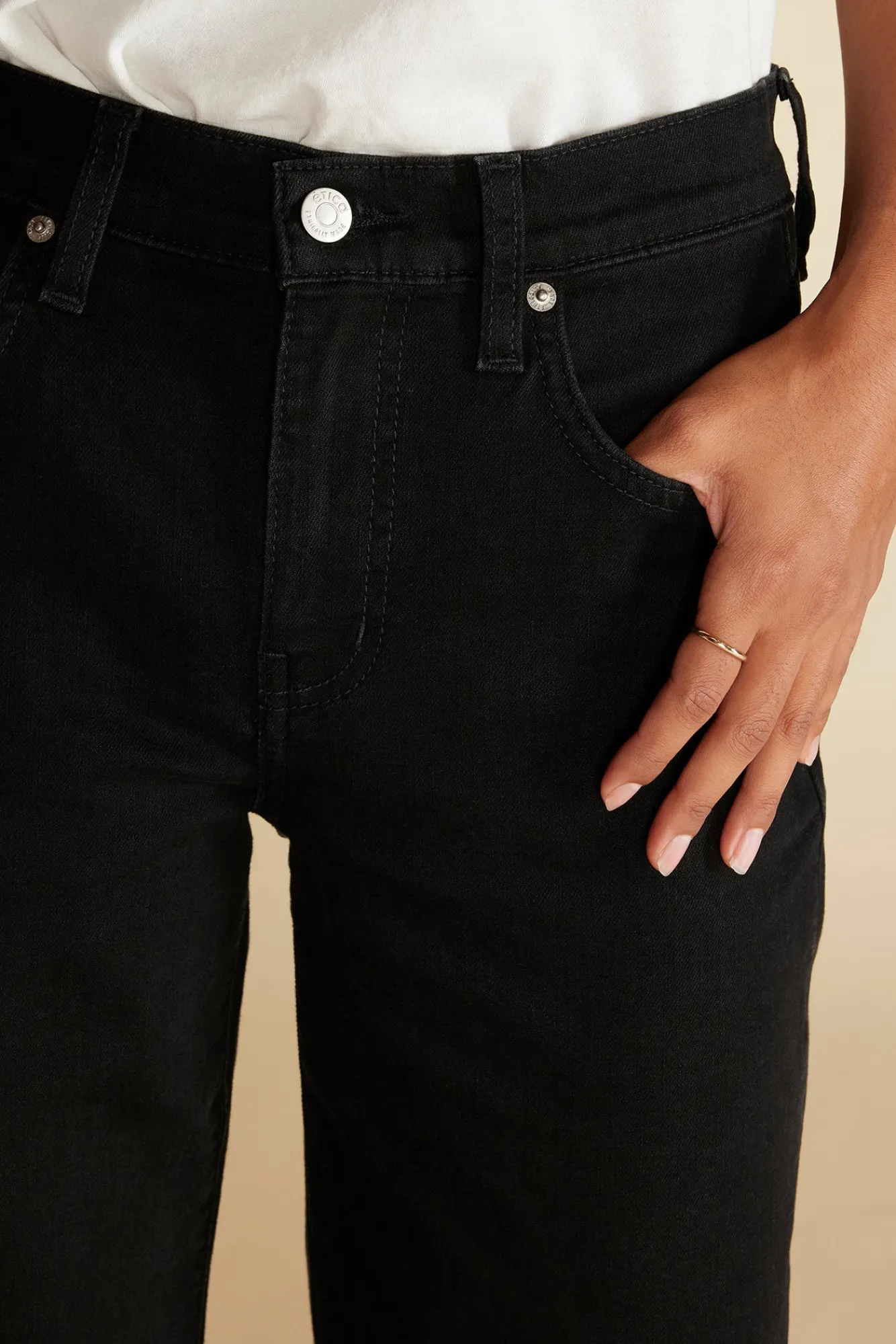 Amour Vert ETICA Romi Wide Leg Jean- Pants|Denim