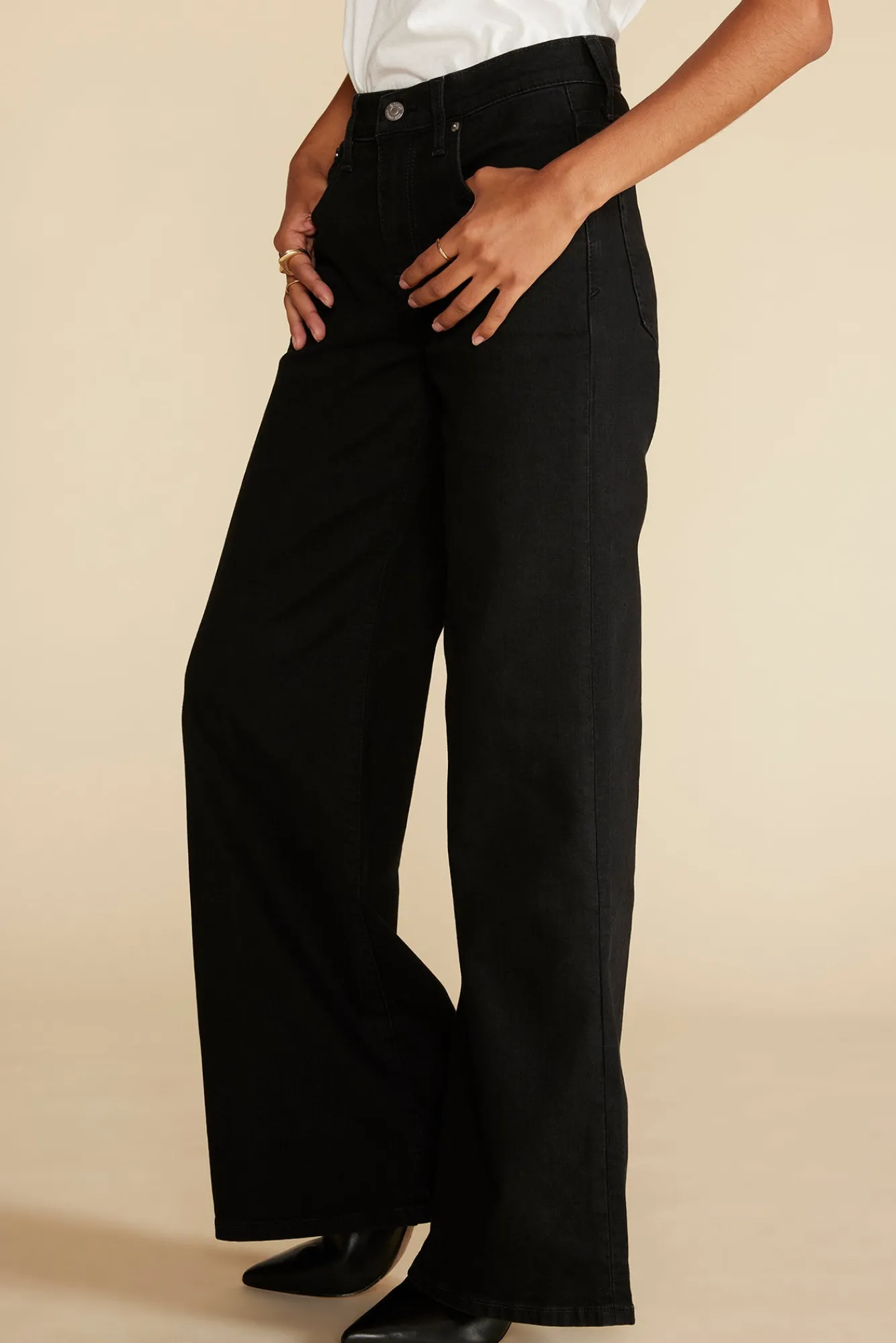 Amour Vert ETICA Romi Wide Leg Jean- Pants|Denim