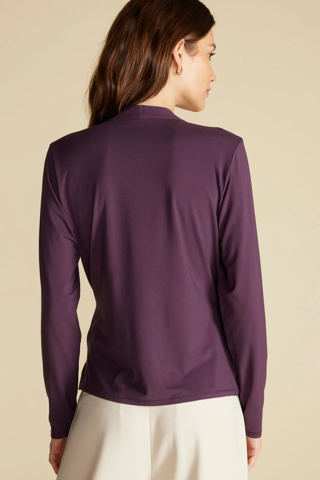 Amour Vert Calais Bamboo Knit Blouse- Blouses & Shirts|Tops