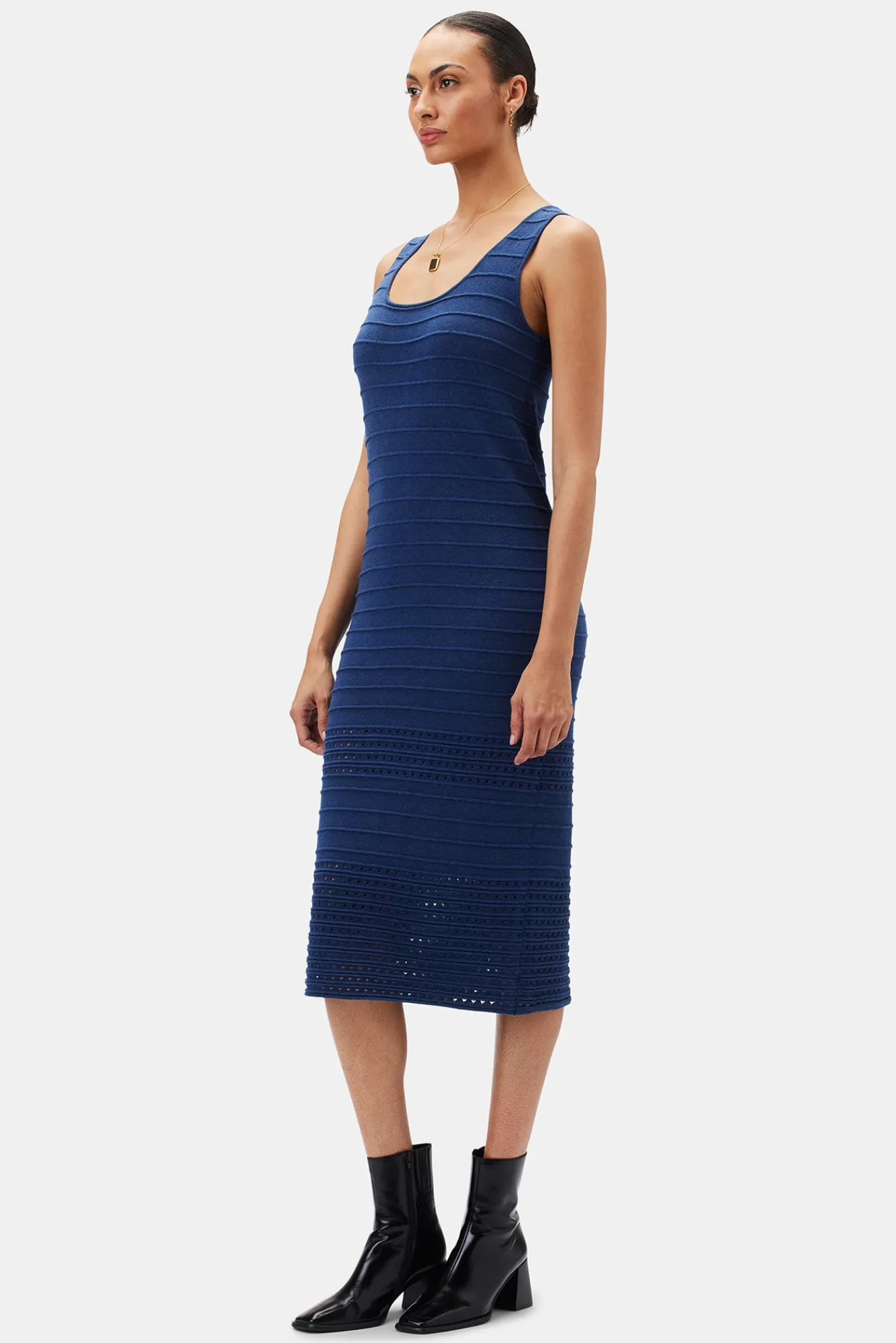 Amour Vert Cora Flaxen Eco Dress- Dresses|Clearance