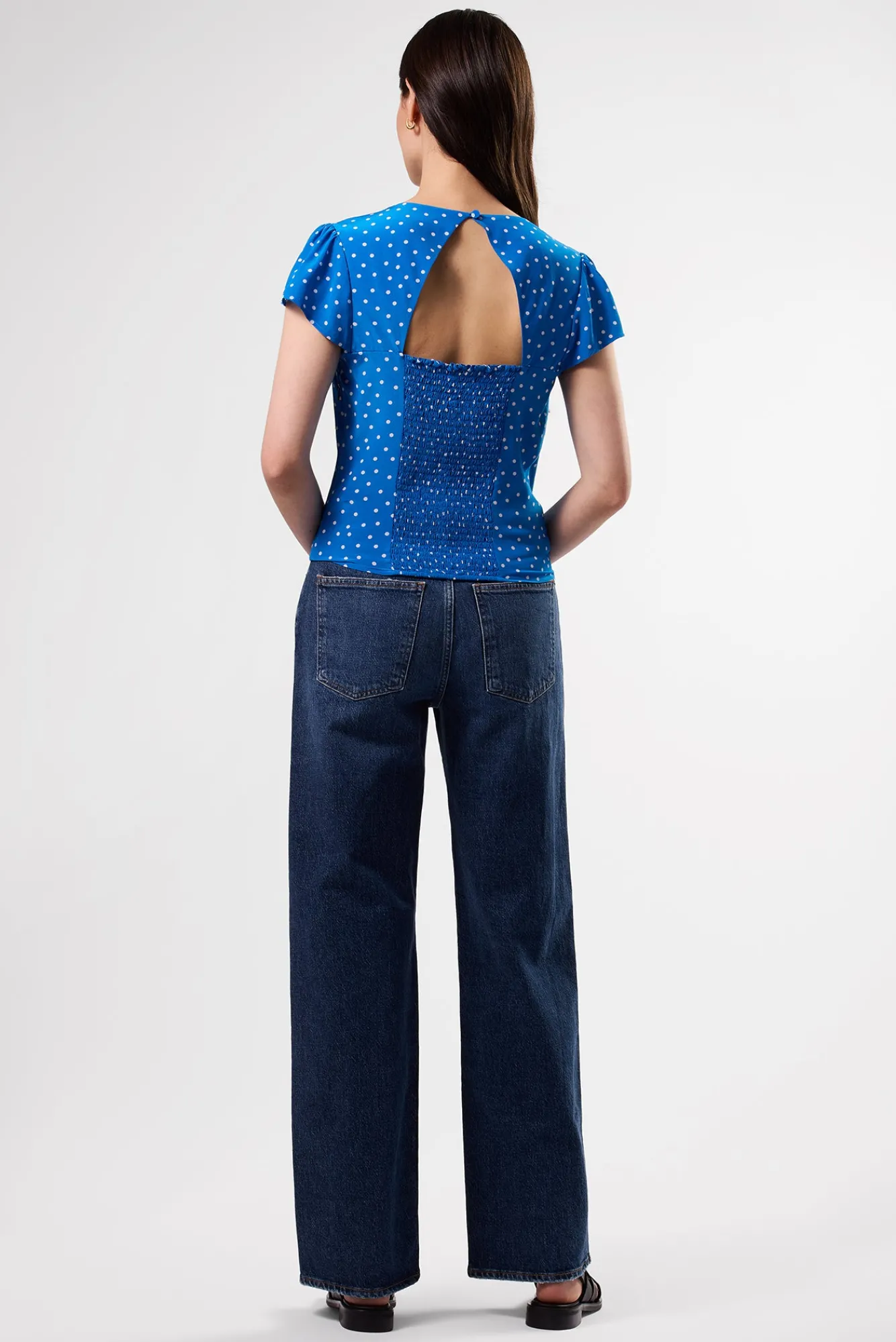 Amour Vert Beryl Washable Silk Blouse- Tops|Clearance