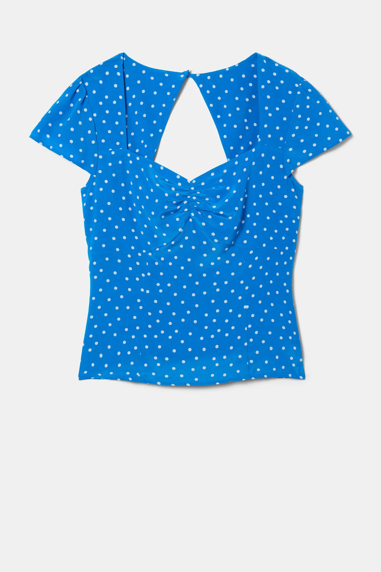 Amour Vert Beryl Washable Silk Blouse- Tops|Clearance