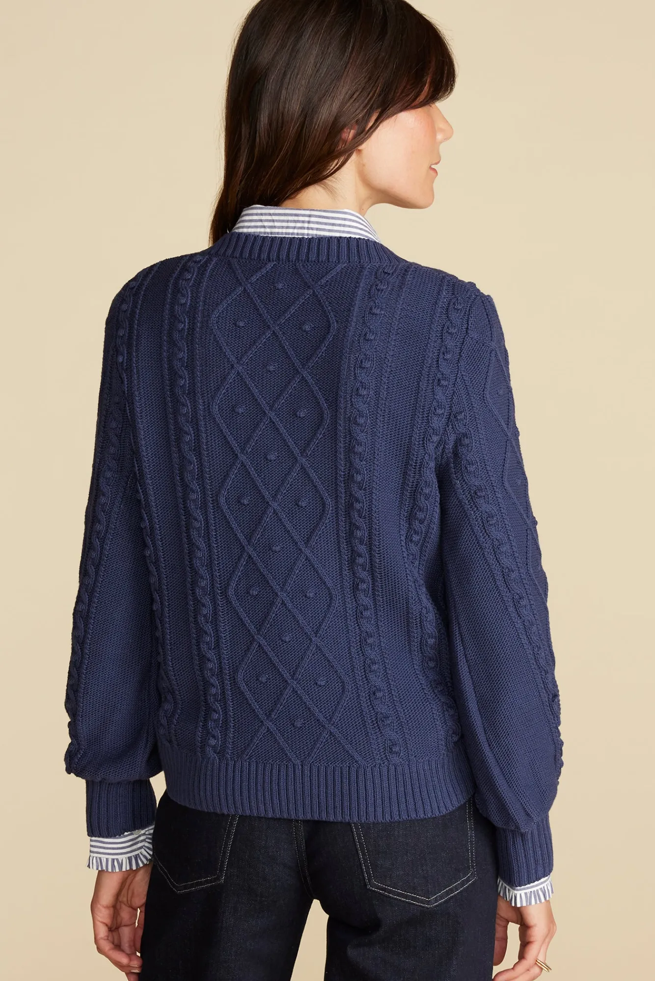 Amour Vert Faedra Organic Cotton Sweater- Sweaters & Cardigans