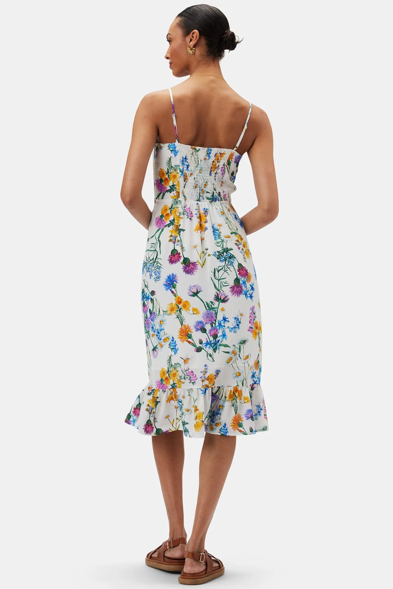 Amour Vert Alma Washable Silk Dress- Dresses|Clearance