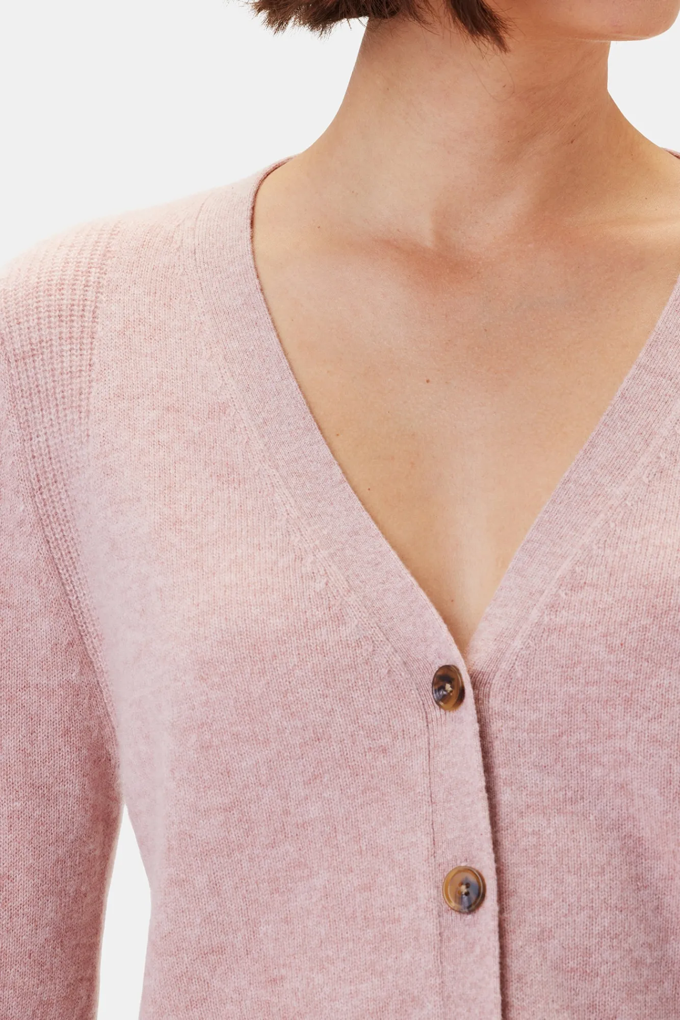 Amour Vert Mason Cashmere Cardigan- Sweaters & Cardigans