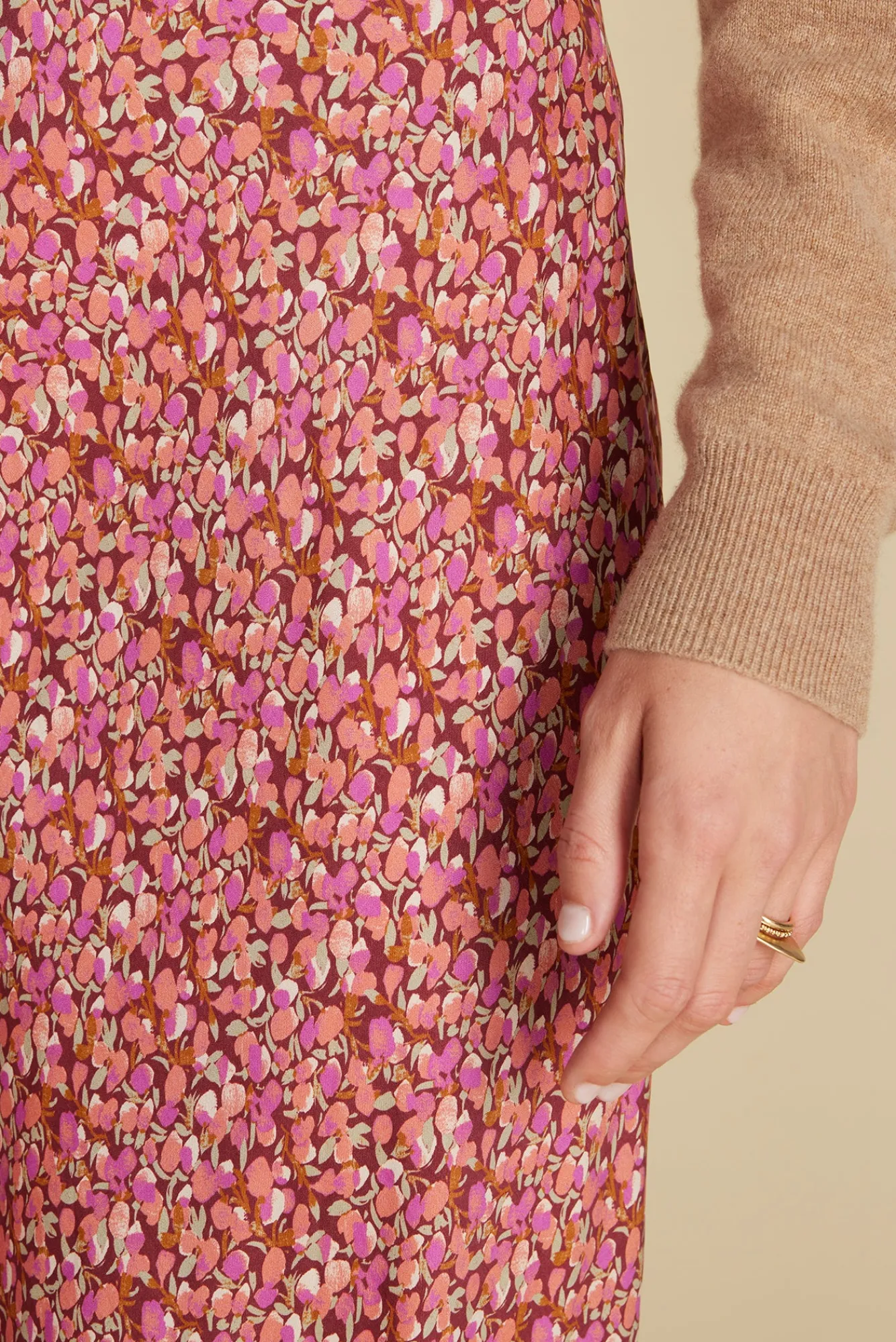 Amour Vert Eve Cupro Slip Skirt- Skirts