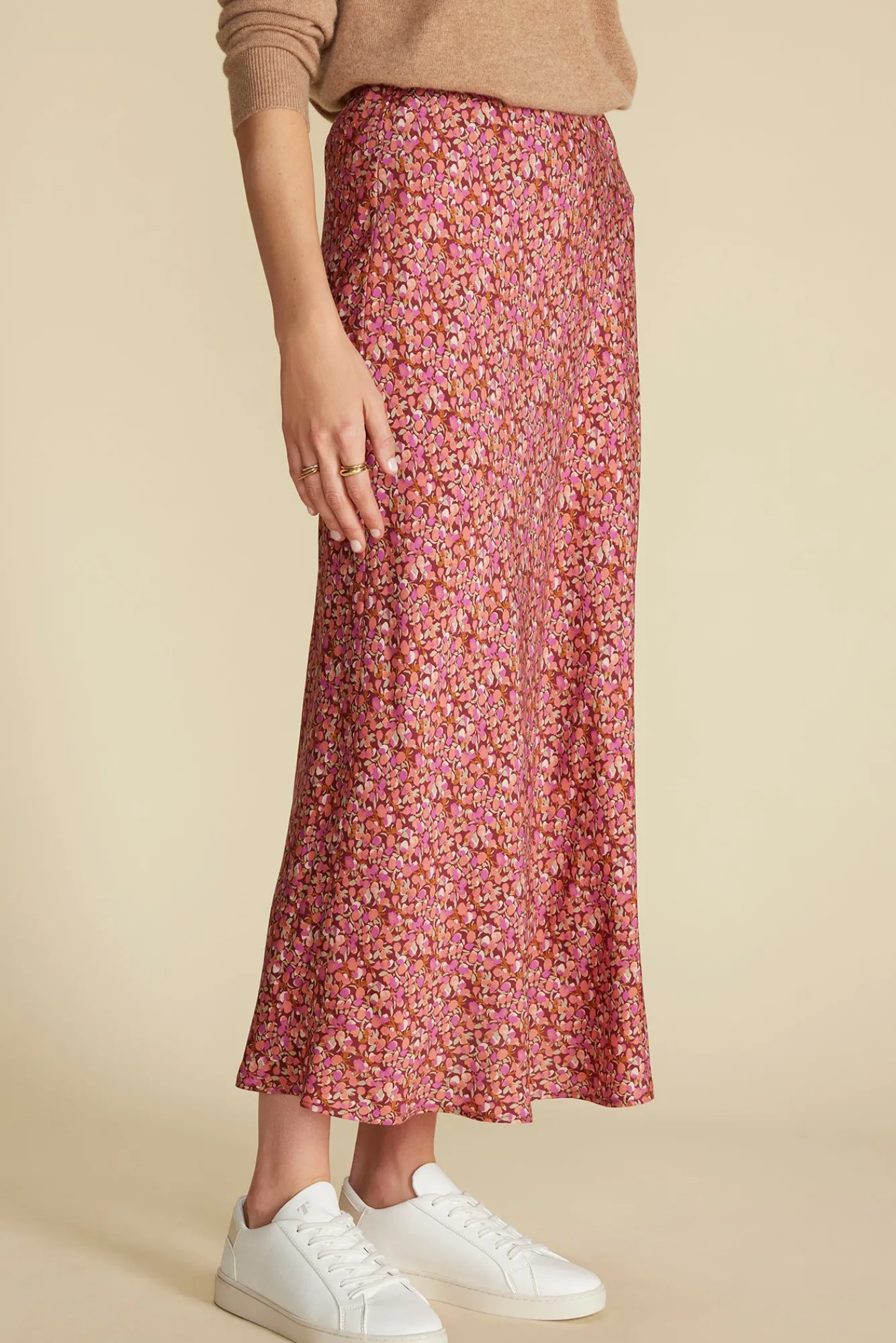 Amour Vert Eve Cupro Slip Skirt- Skirts