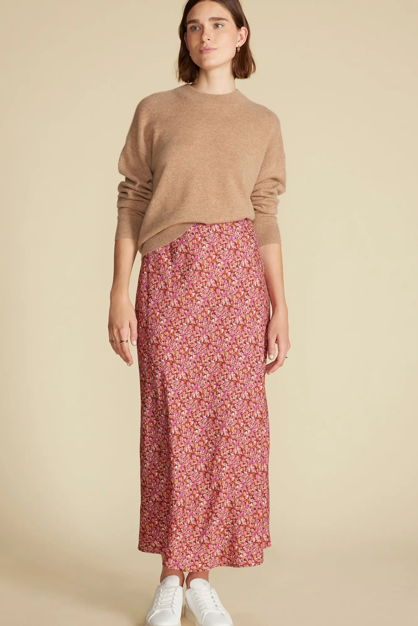 Amour Vert Eve Cupro Slip Skirt- Skirts