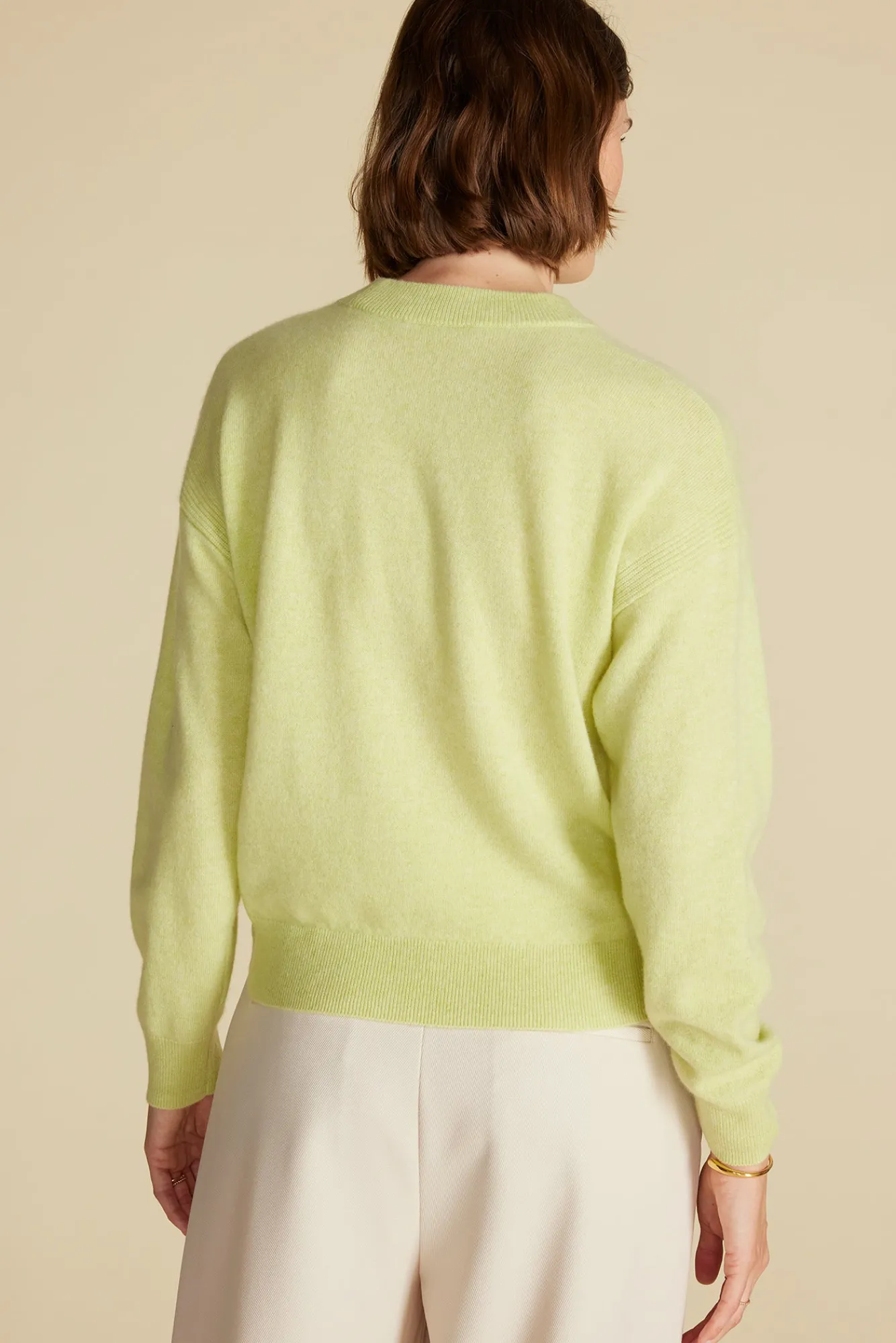 Amour Vert Pearl Cashmere Sweater- Sweaters & Cardigans